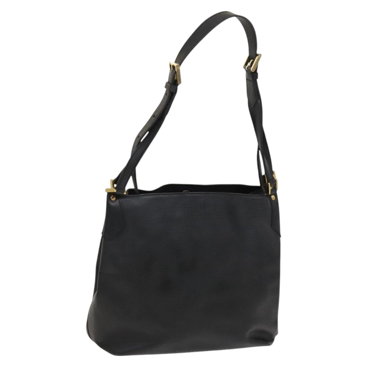 LOUIS VUITTON Epi Mandala MM Shoulder Bag Black M58892 LV Auth 116378