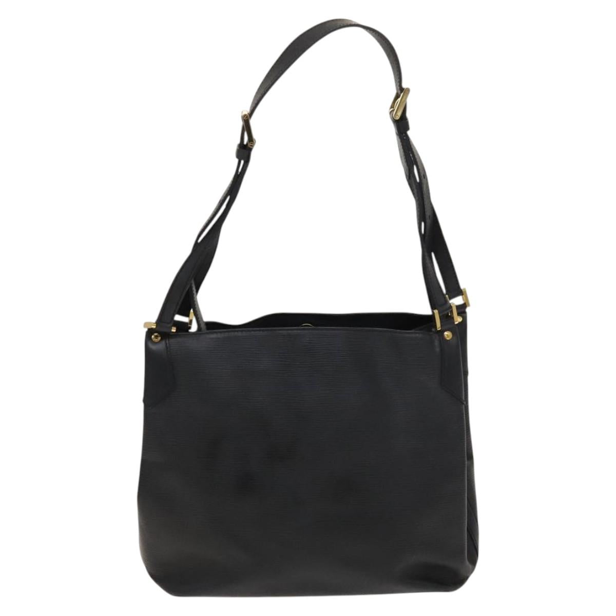 LOUIS VUITTON Epi Mandala MM Shoulder Bag Black M58892 LV Auth 116378