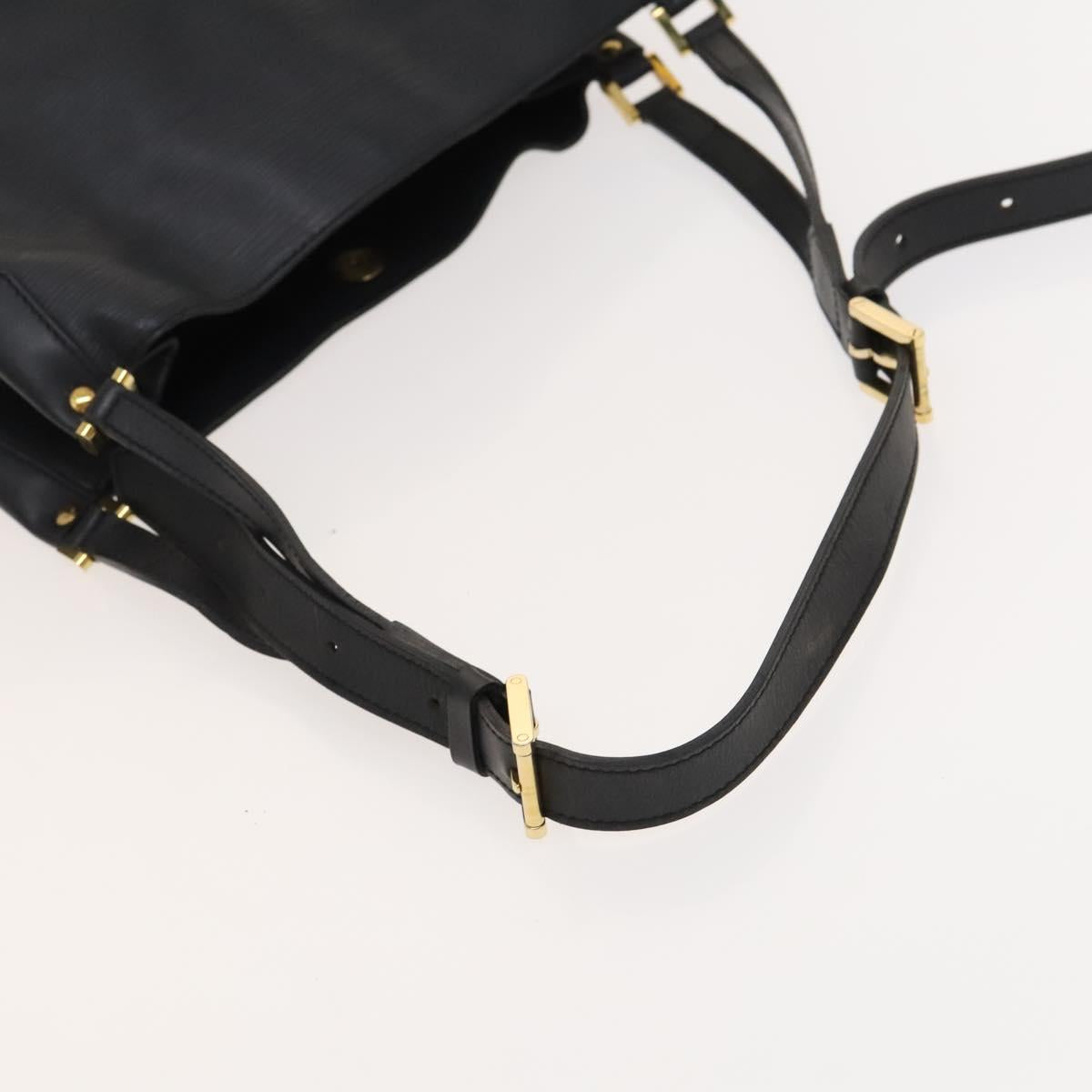 LOUIS VUITTON Epi Mandala MM Shoulder Bag Black M58892 LV Auth 116378