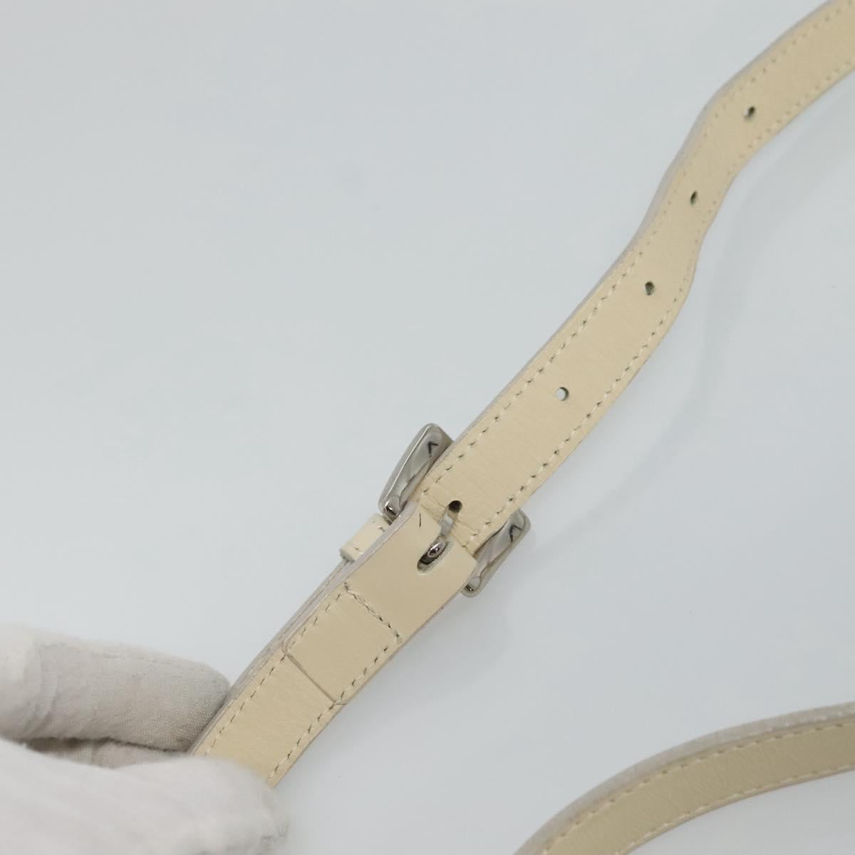 BURBERRY Nova Check Shoulder Bag Nylon Pink Silver Auth 116405