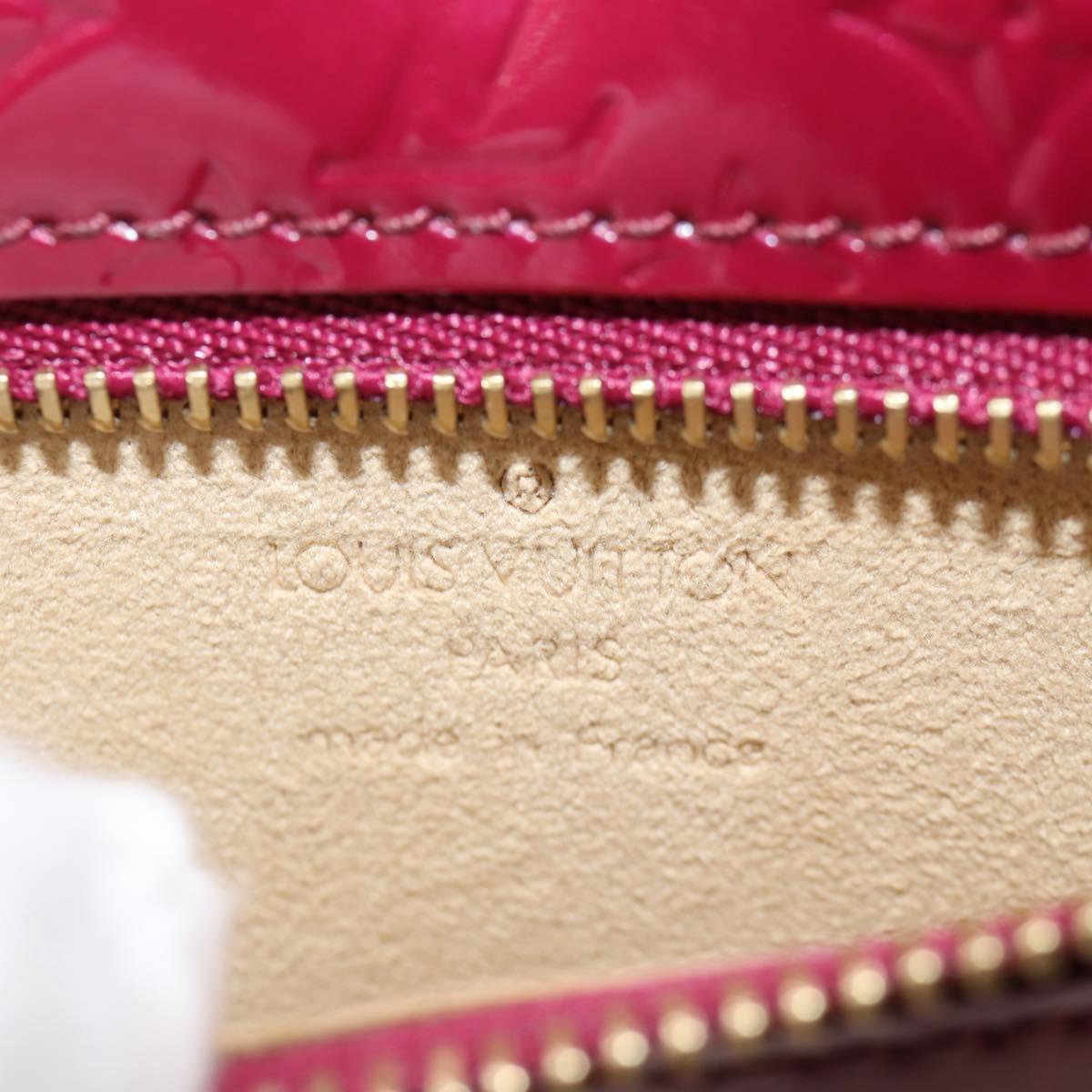 LOUIS VUITTON Vernis Pochette Papillon Shoulder Bag Purple M92270 Auth 116413AM