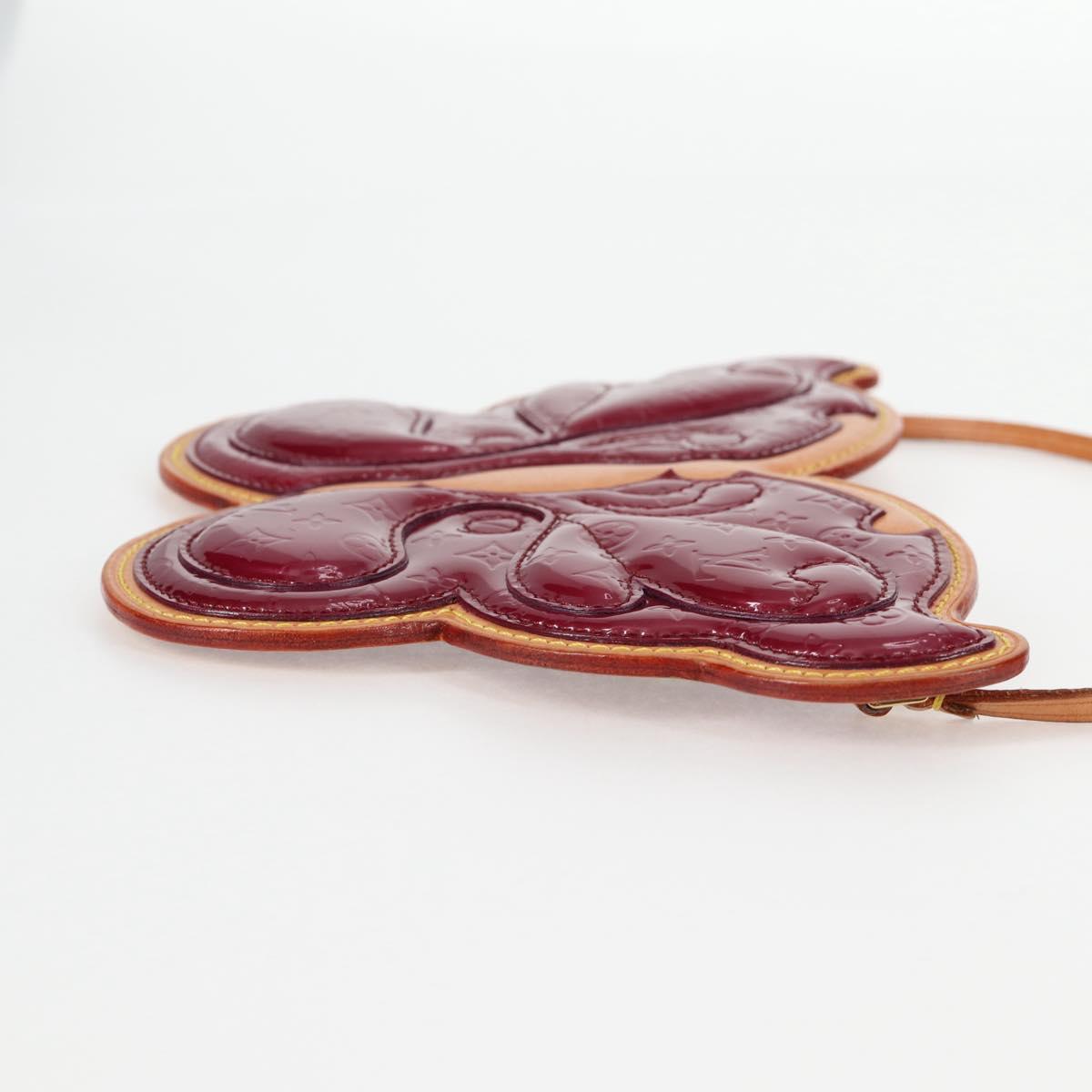 LOUIS VUITTON Vernis Pochette Papillon Shoulder Bag Purple M92270 Auth 116413AM