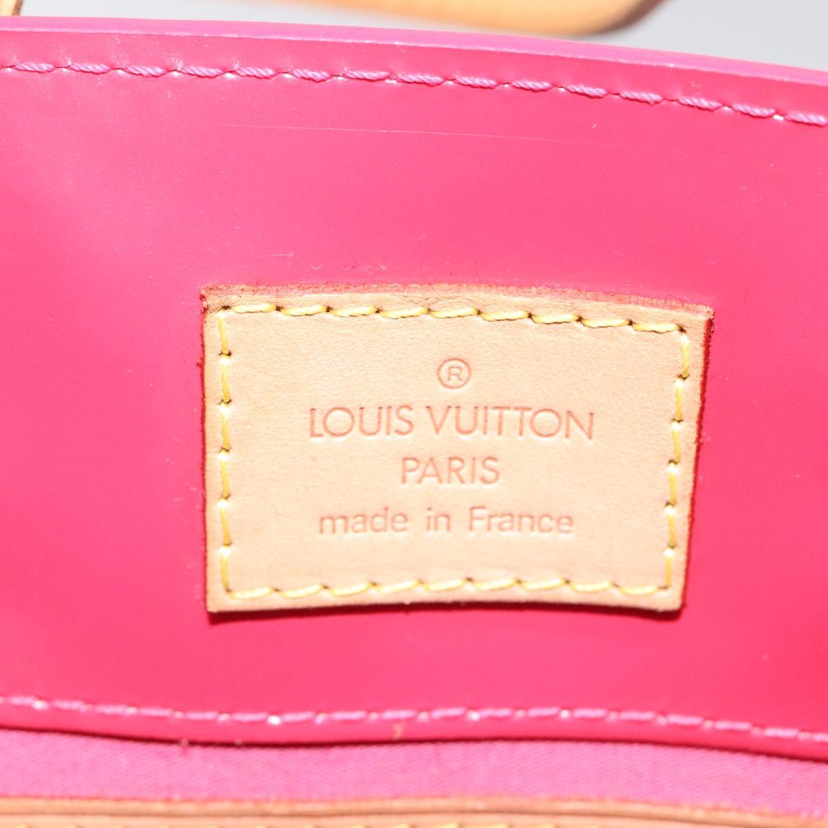 LOUIS VUITTON Monogram Vernis Reade PM Hand Bag Fran Boise M9132F Auth 116414AM