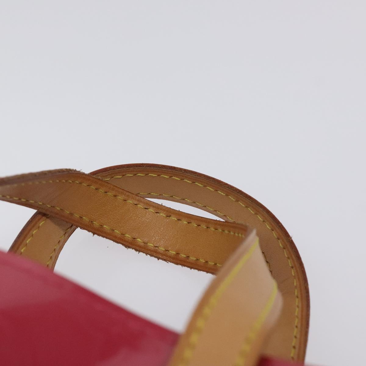 LOUIS VUITTON Monogram Vernis Reade PM Hand Bag Fran Boise M9132F Auth 116414V