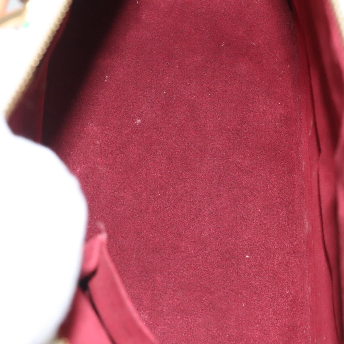 LOUIS VUITTON Monogram Multicolor Alma Hand Bag White M92647 LV Auth 116430A