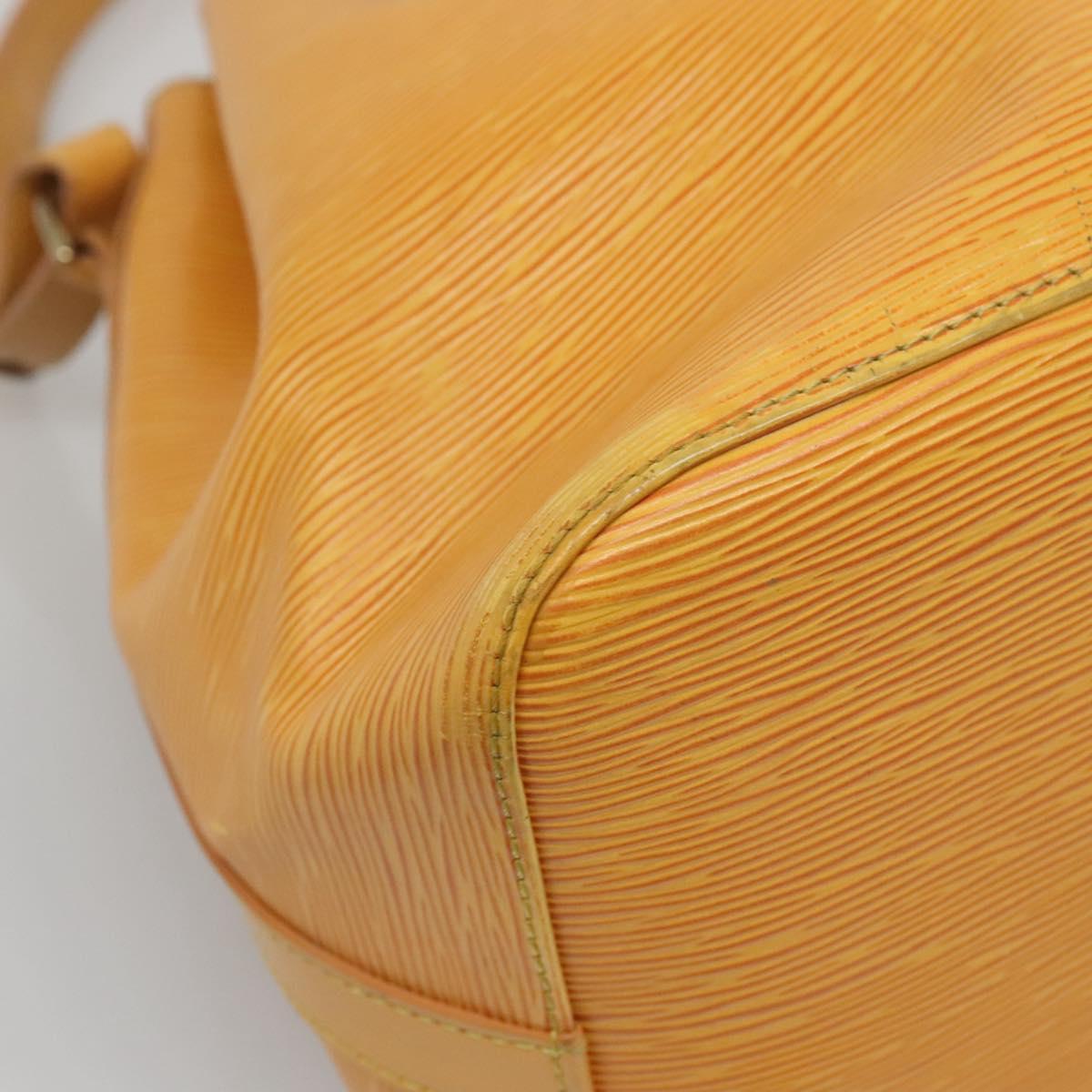 LOUIS VUITTON Epi Petit Noe Shoulder Bag Yellow M44109 LV Auth 116450
