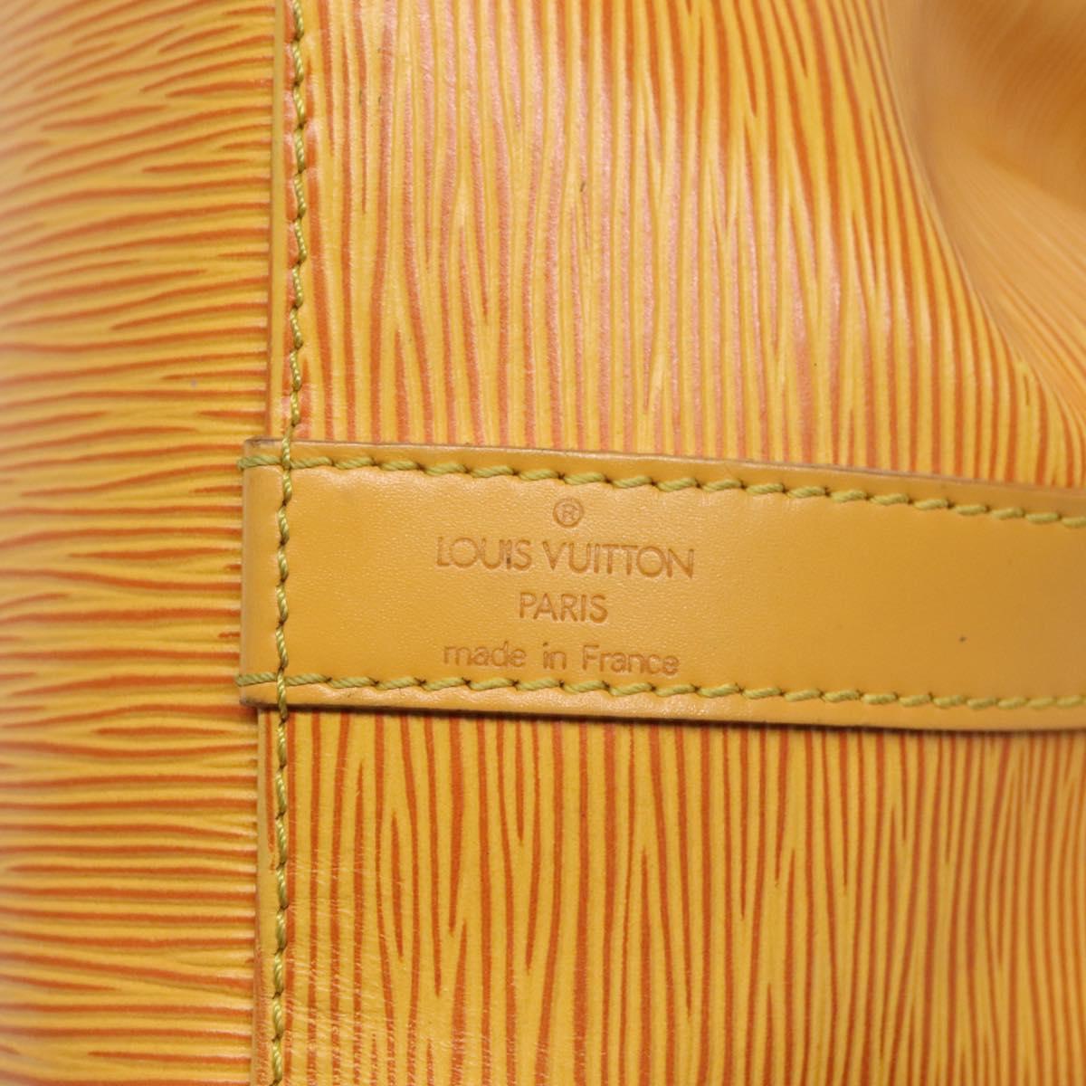 LOUIS VUITTON Epi Petit Noe Shoulder Bag Yellow M44109 LV Auth 116450