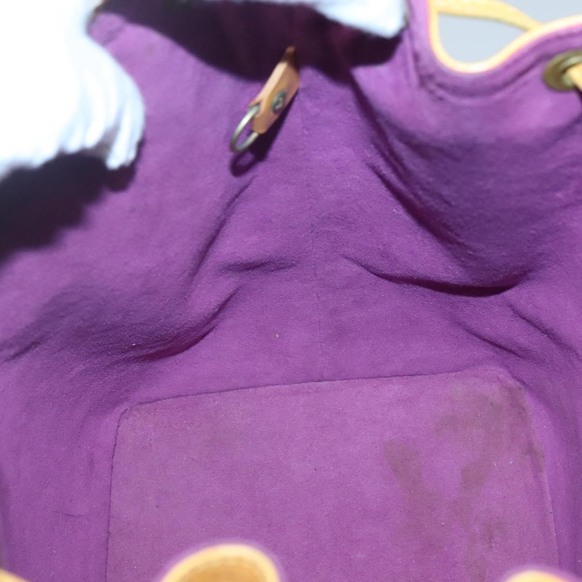 LOUIS VUITTON Epi Petit Noe Shoulder Bag Yellow M44109 LV Auth 116450