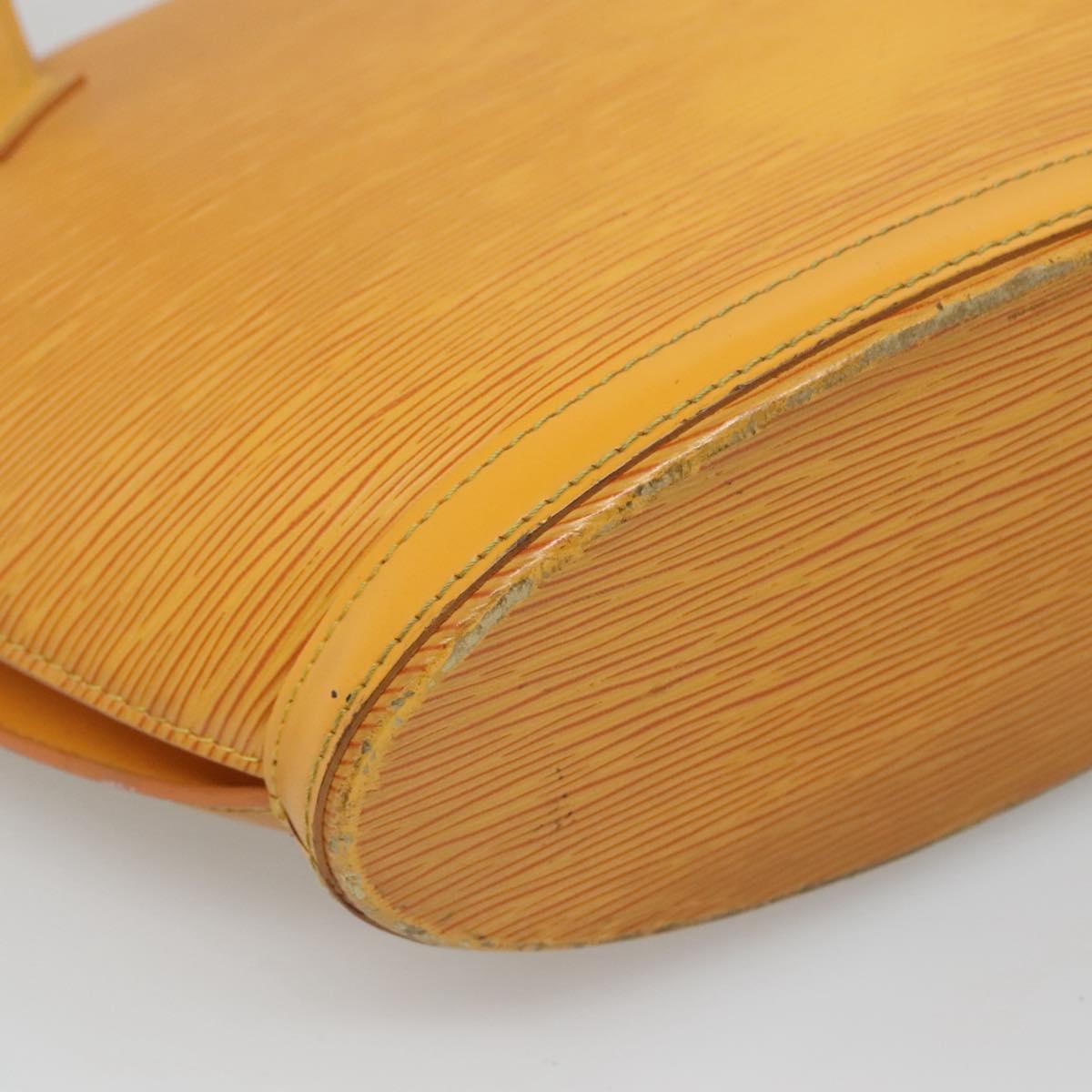 LOUIS VUITTON Epi Saint Jacques Poignees Long Bag Yellow M52339 LV Auth 116451