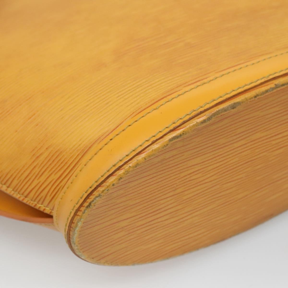 LOUIS VUITTON Epi Saint Jacques Poignees Long Bag Yellow M52339 LV Auth 116451