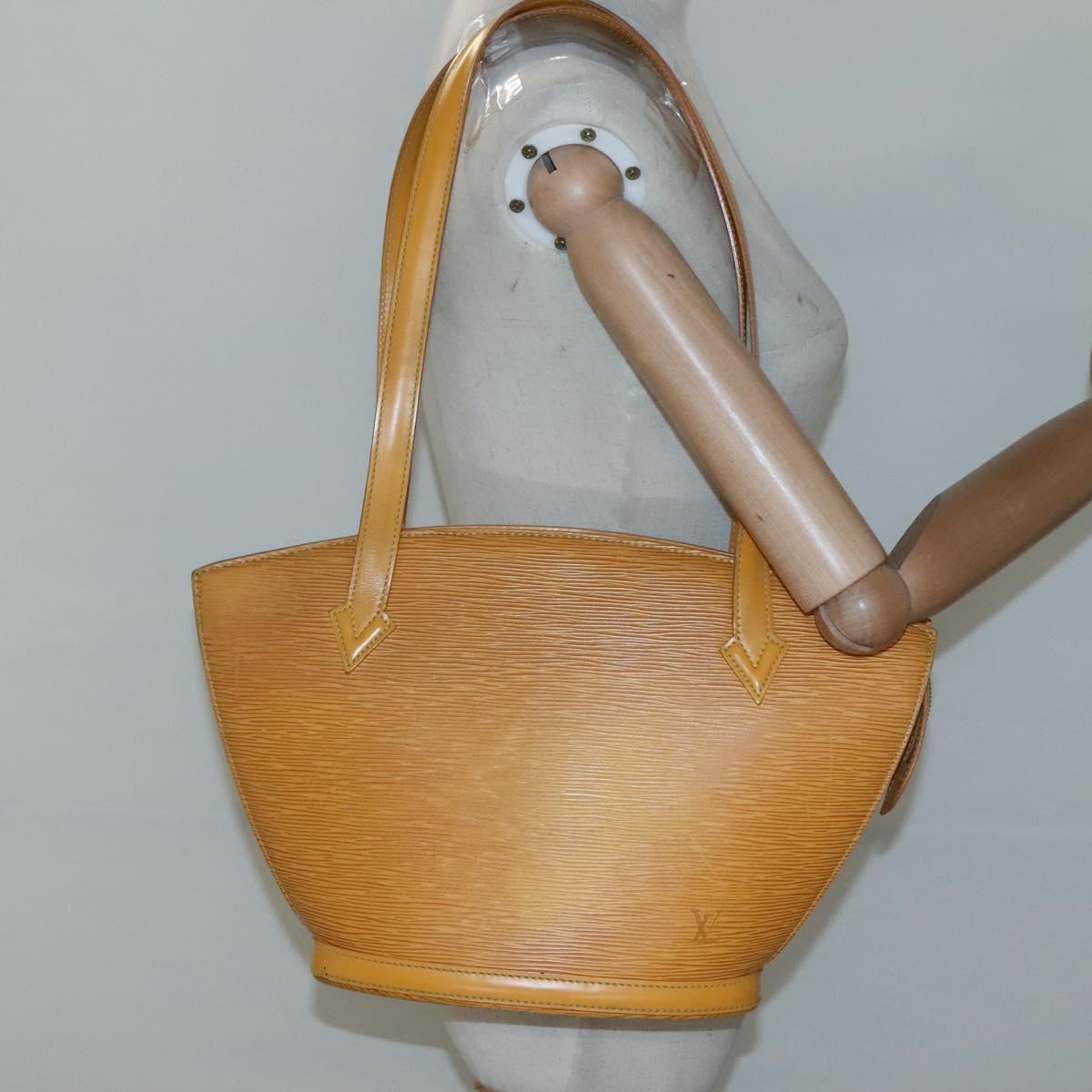 LOUIS VUITTON Epi Saint Jacques Poignees Long Bag Yellow M52339 LV Auth 116451