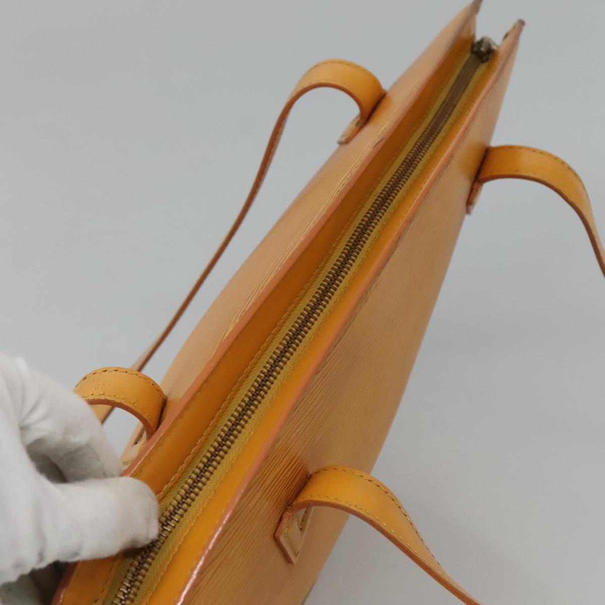 LOUIS VUITTON Epi Saint Jacques Poignees Long Bag Yellow M52339 LV Auth 116451