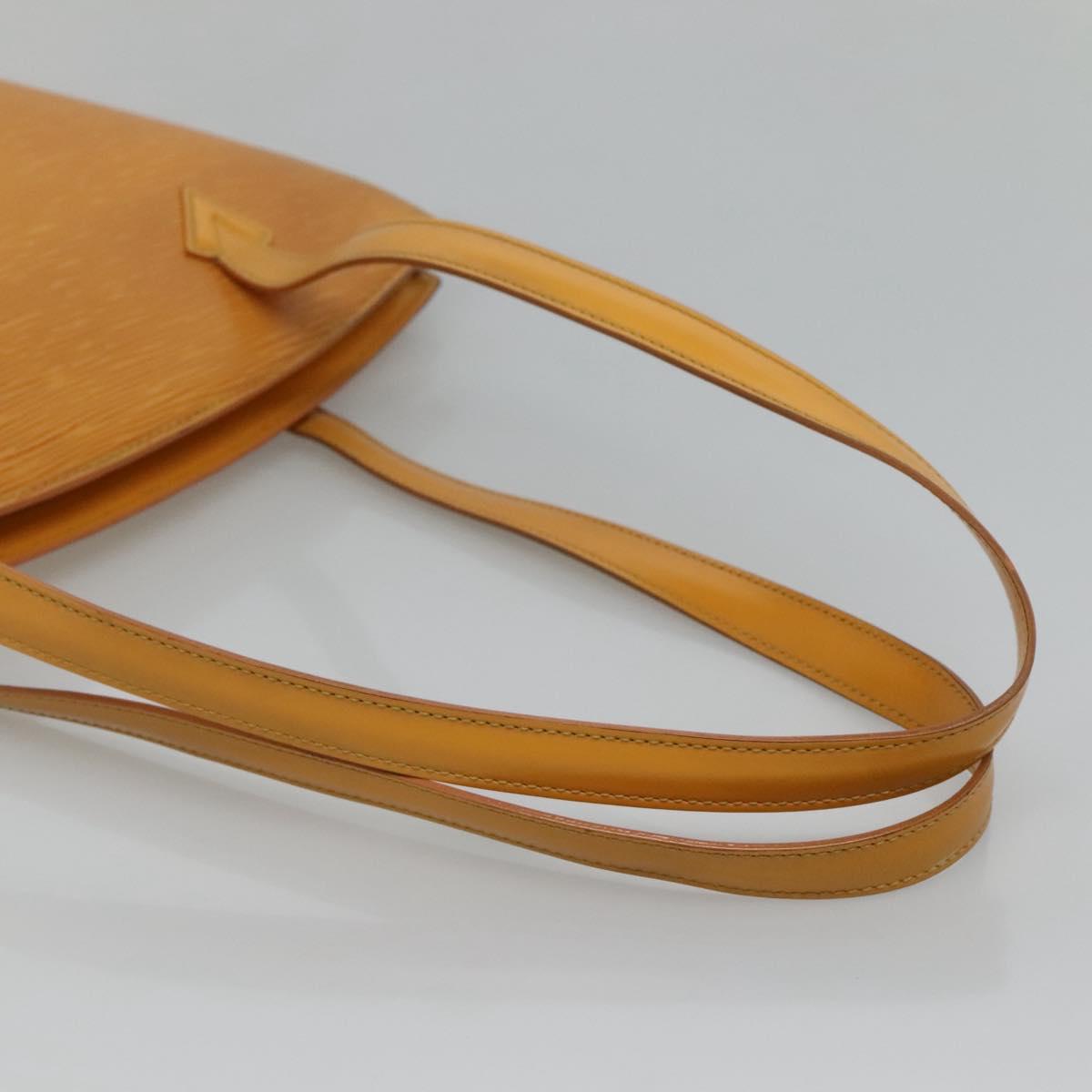 LOUIS VUITTON Epi Saint Jacques Poignees Long Bag Yellow M52339 LV Auth 116451