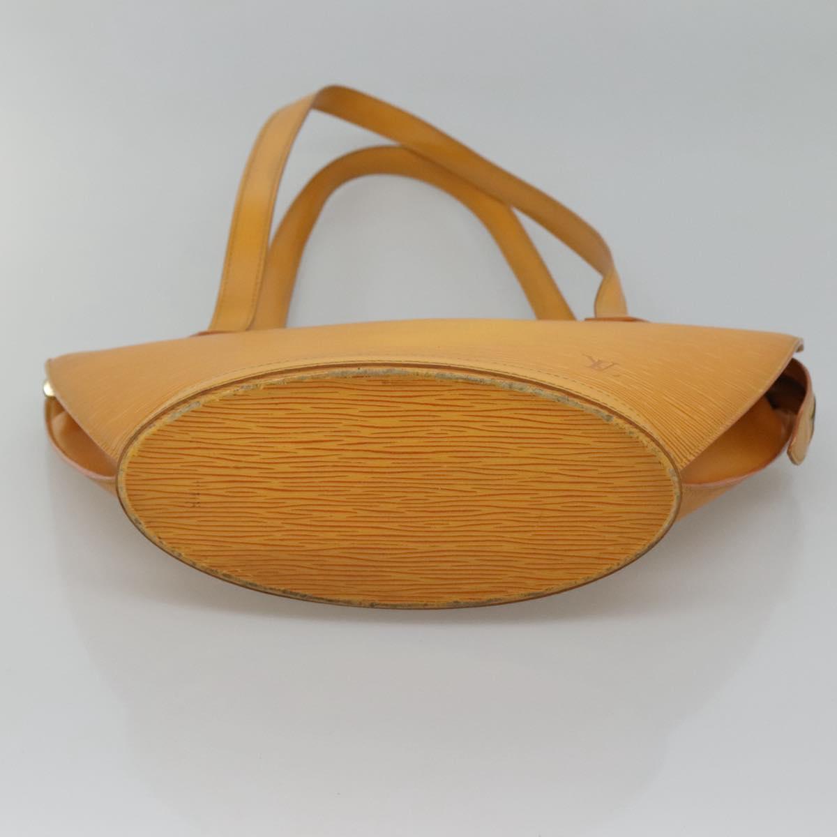 LOUIS VUITTON Epi Saint Jacques Poignees Long Bag Yellow M52339 LV Auth 116451