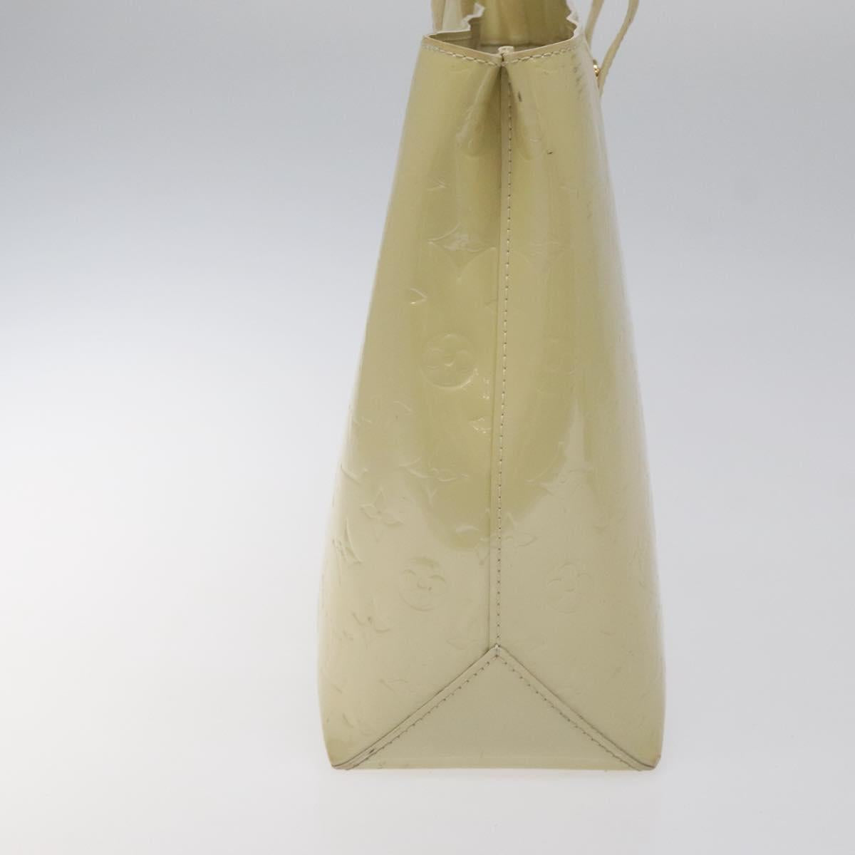 LOUIS VUITTON Monogram Vernis Wilshire MM Hand Bag Broncorail M91441 Auth 116453