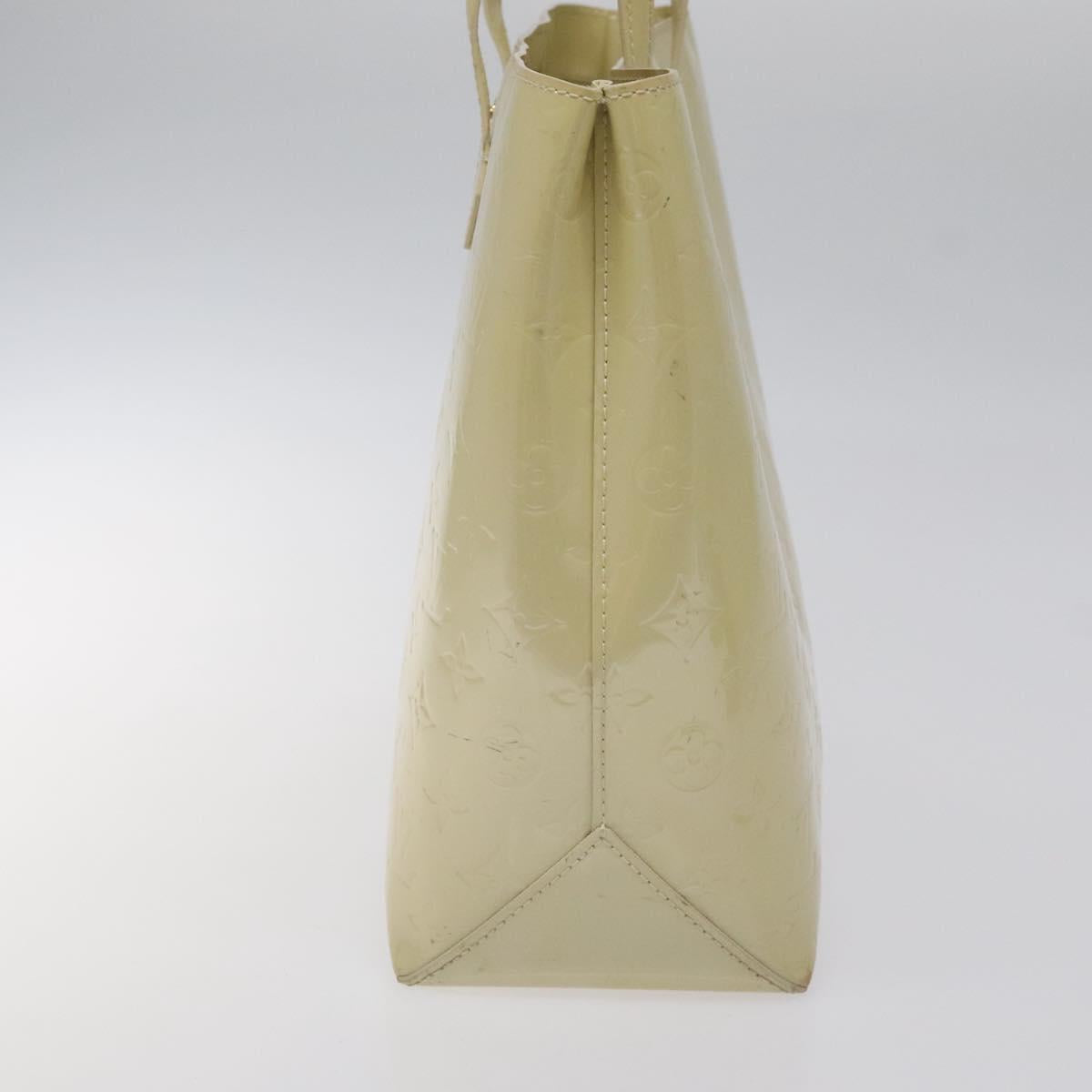 LOUIS VUITTON Monogram Vernis Wilshire MM Hand Bag Broncorail M91441 Auth 116453