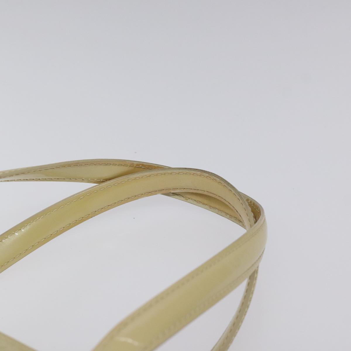 LOUIS VUITTON Monogram Vernis Wilshire MM Hand Bag Broncorail M91441 Auth 116453