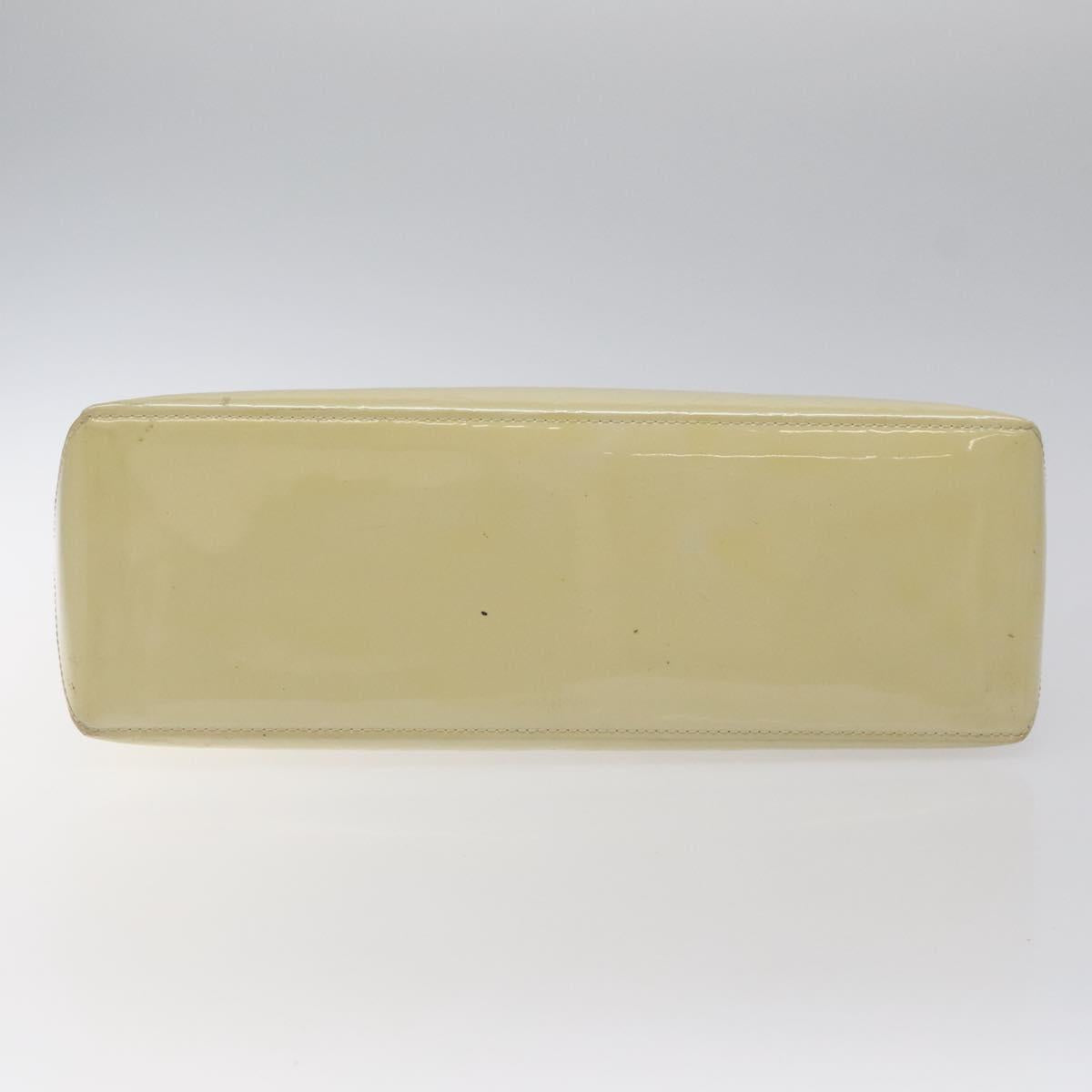 LOUIS VUITTON Monogram Vernis Wilshire MM Hand Bag Broncorail M91441 Auth 116453