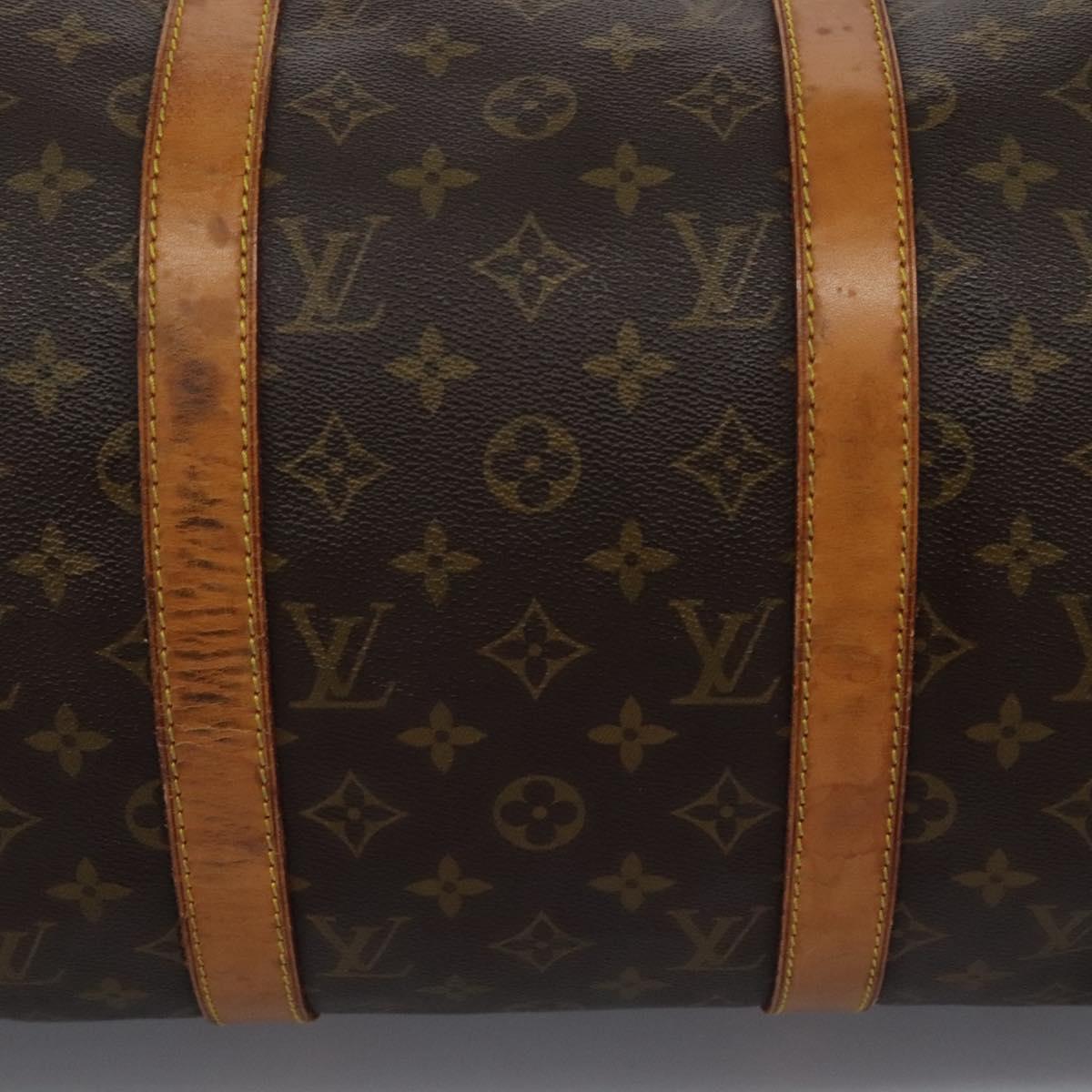 LOUIS VUITTON Monogram Keepall 50 Boston Bag M41426 LV Auth 116455