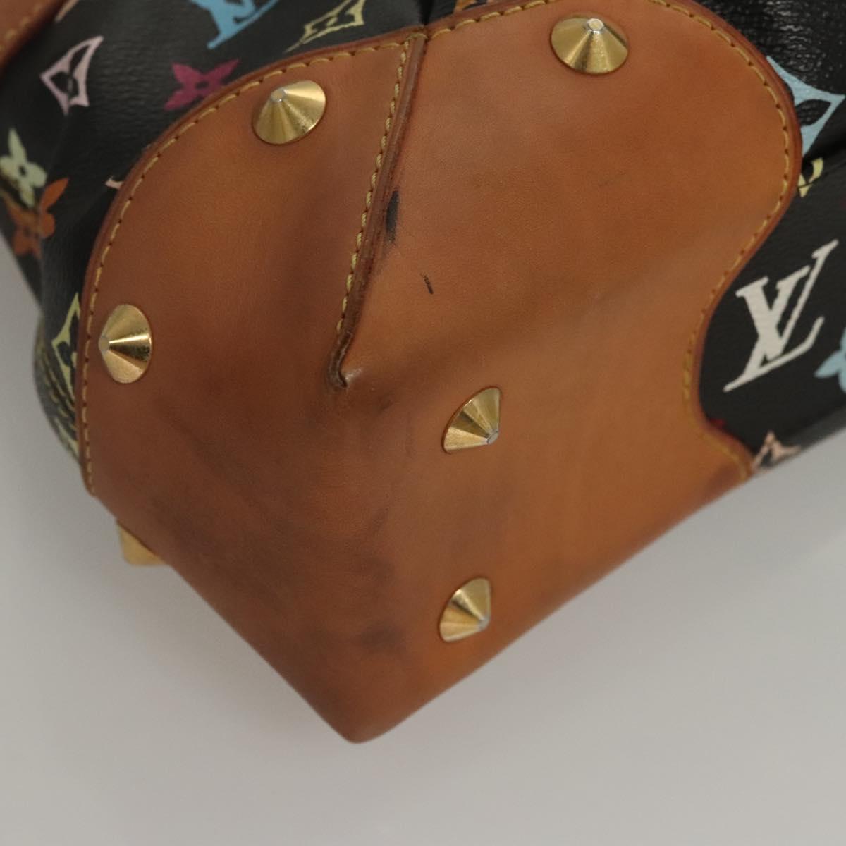 LOUIS VUITTON Monogram Multicolor Judy MM Hand Bag 2Way M40256 LV Auth 116457