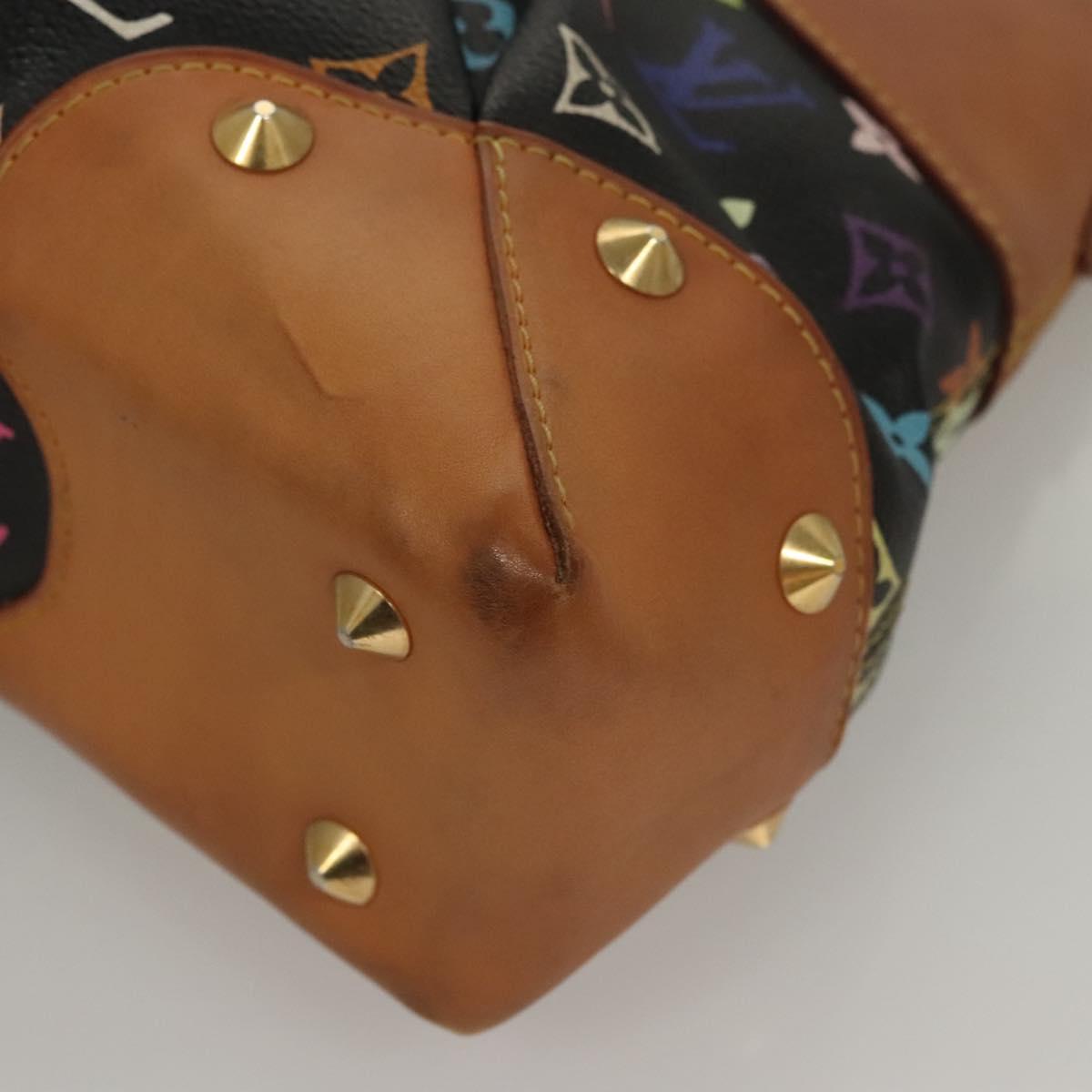 LOUIS VUITTON Monogram Multicolor Judy MM Hand Bag 2Way M40256 LV Auth 116457