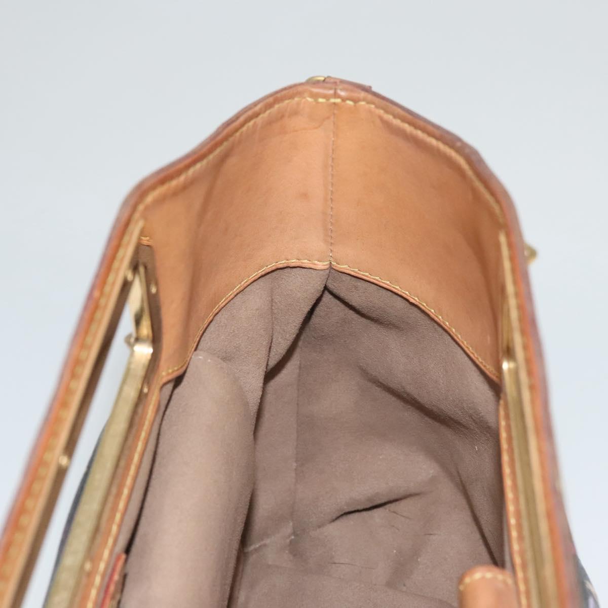 LOUIS VUITTON Monogram Multicolor Judy MM Hand Bag 2Way M40256 LV Auth 116457