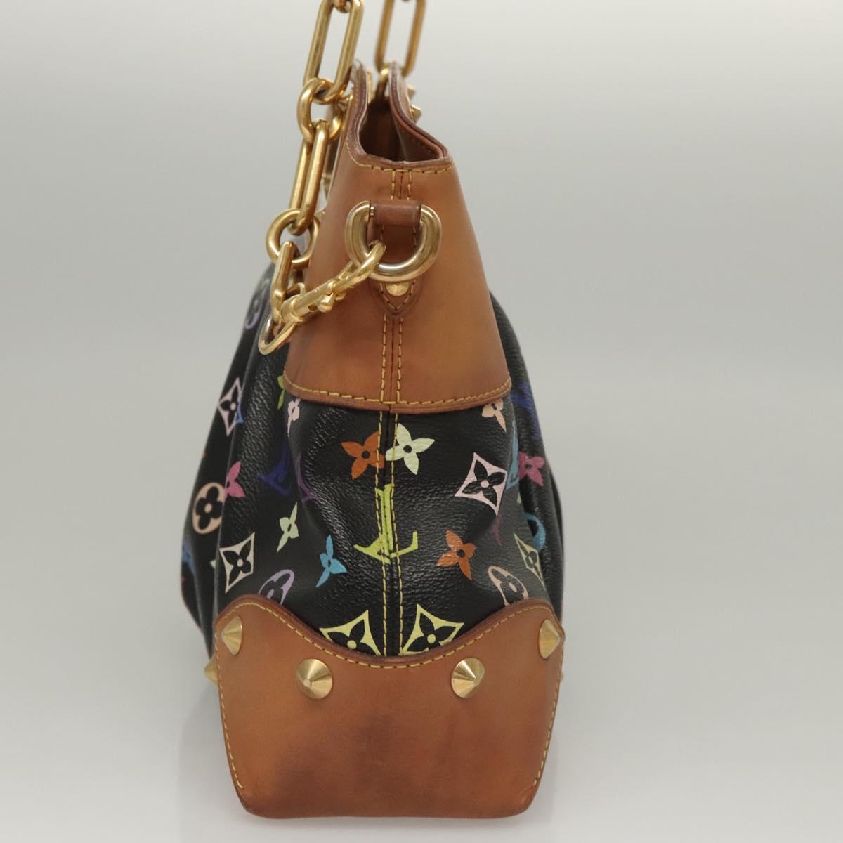 LOUIS VUITTON Monogram Multicolor Judy MM Hand Bag 2Way M40256 LV Auth 116457
