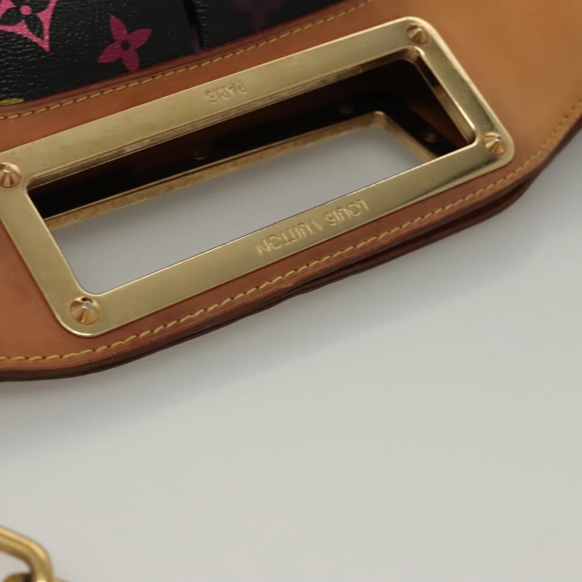 LOUIS VUITTON Monogram Multicolor Judy MM Hand Bag 2Way M40256 LV Auth 116457