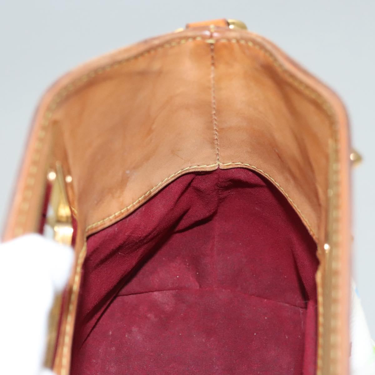 LOUIS VUITTON Monogram Multicolor Judy PM Shoulder Bag White M40257 Auth 116458