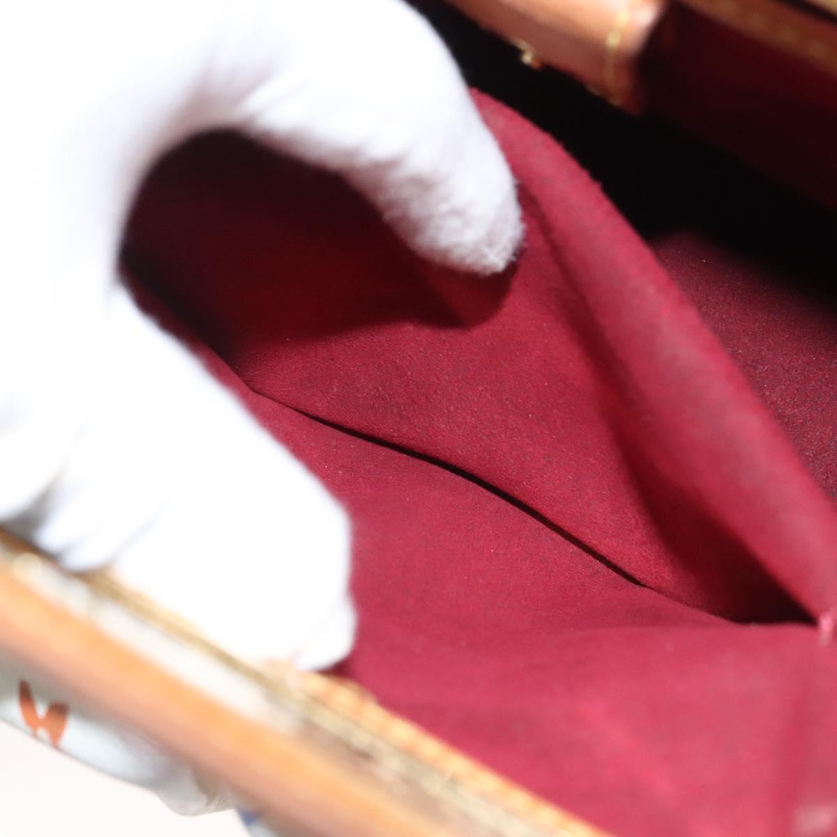 LOUIS VUITTON Monogram Multicolor Judy PM Shoulder Bag White M40257 Auth 116458