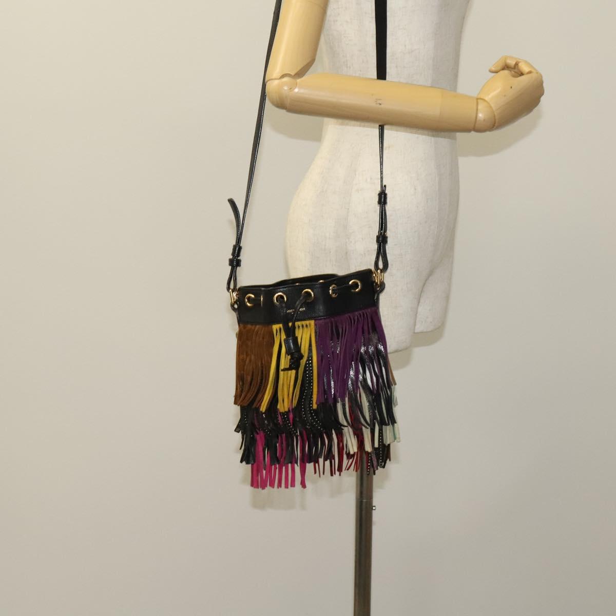 SAINT LAURENT Emmanuel Hand Bag Leather 2way Multicolor GT357603 Auth 116482