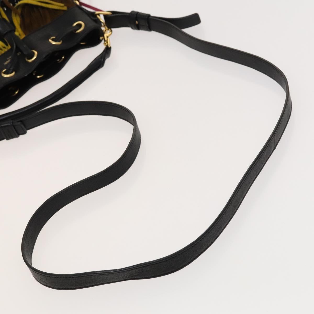 SAINT LAURENT Emmanuel Hand Bag Leather 2way Multicolor GT357603 Auth 116482