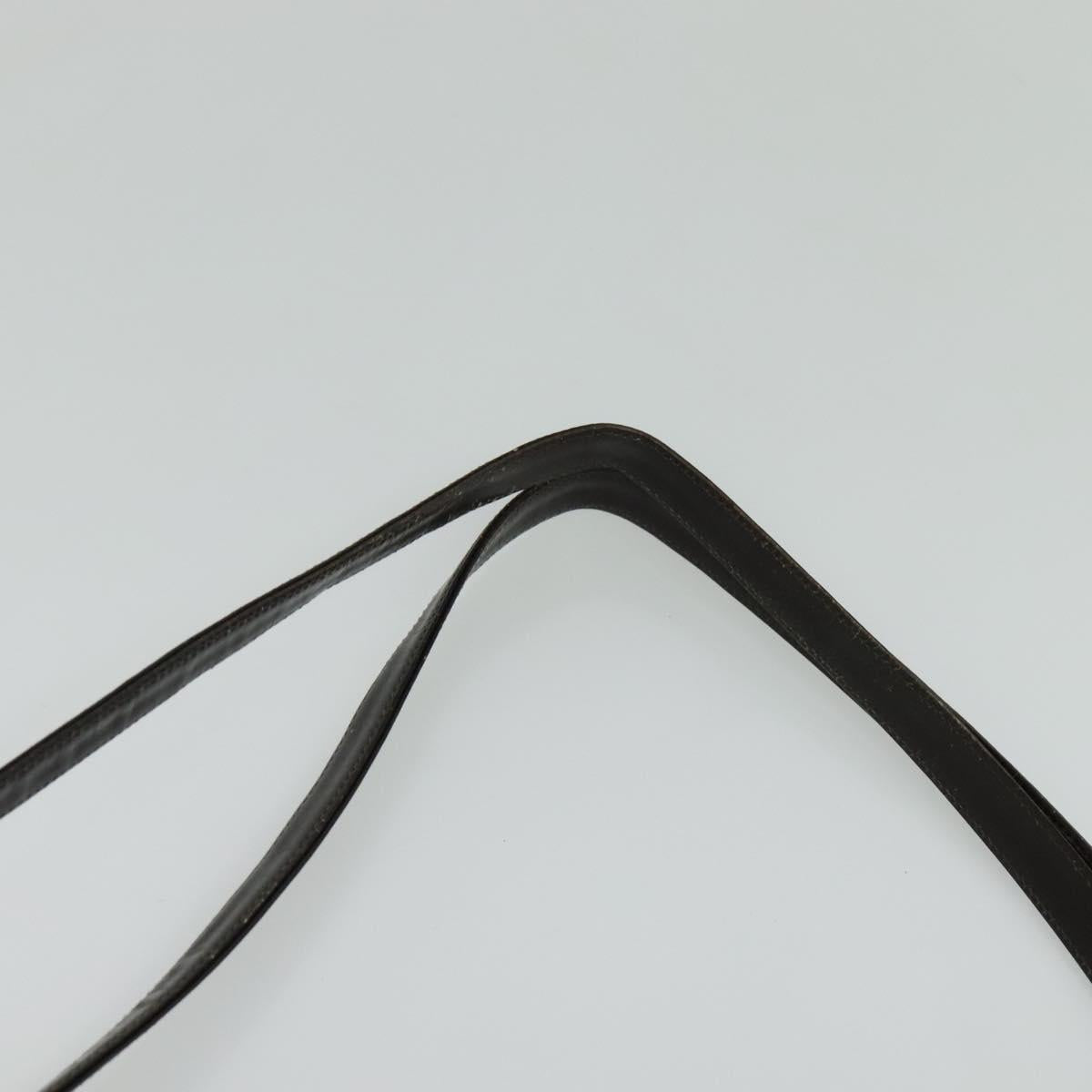 Christian Dior Trotter Canvas Shoulder Bag Brown Auth 116492