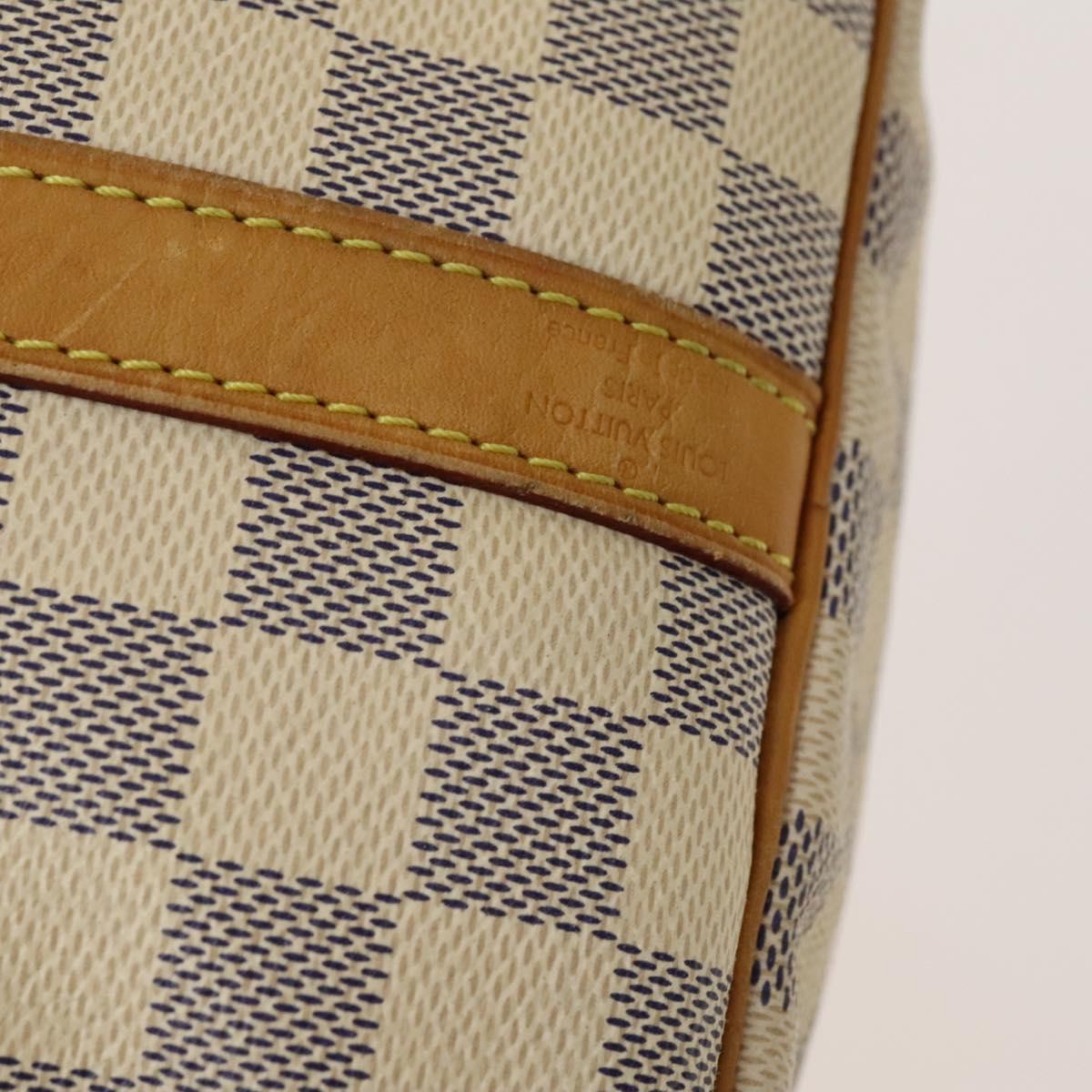 LOUIS VUITTON Damier Azur Speedy Bandouliere 30 Hand Bag 2way N41052 Auth 116527