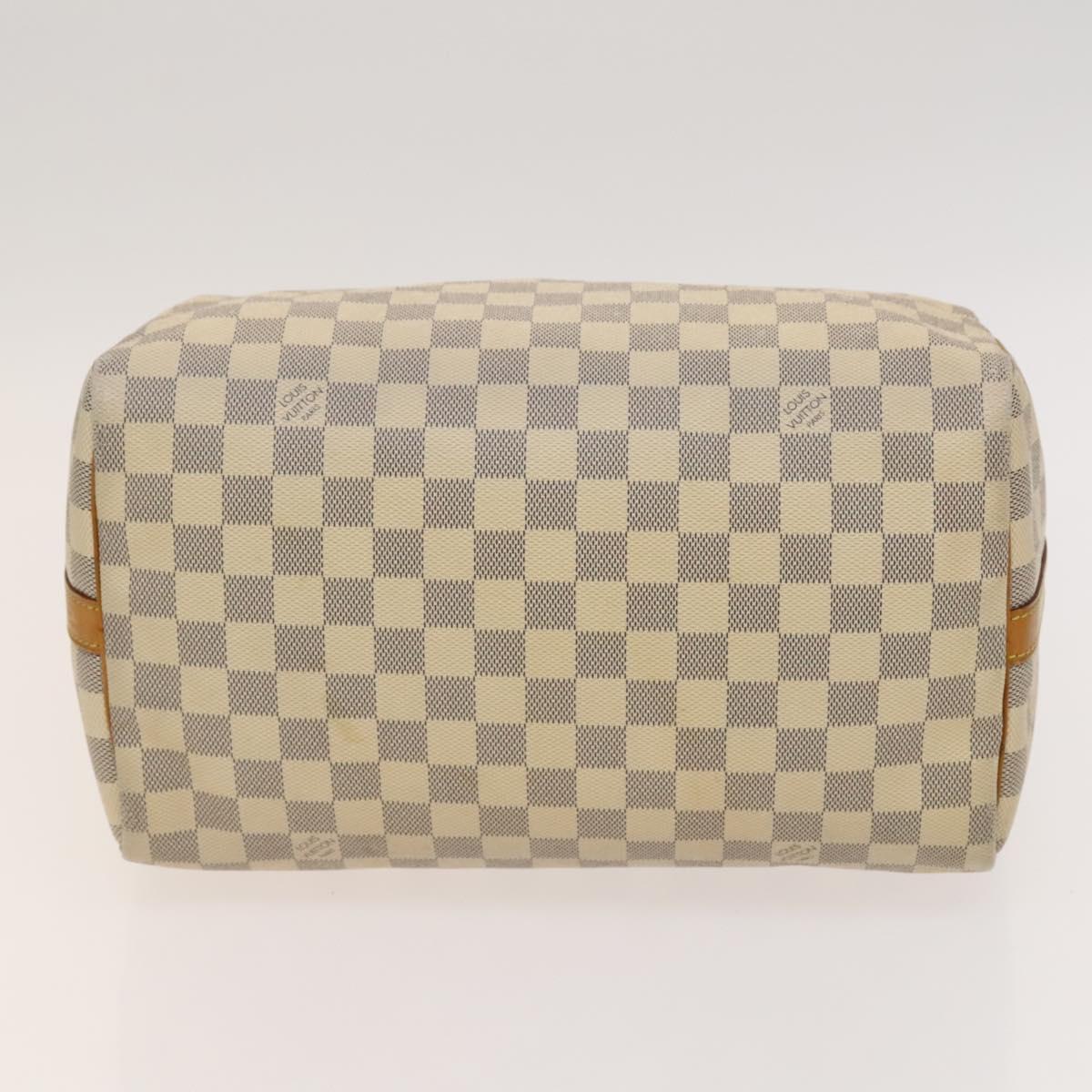 LOUIS VUITTON Damier Azur Speedy Bandouliere 30 Hand Bag 2way N41052 Auth 116527
