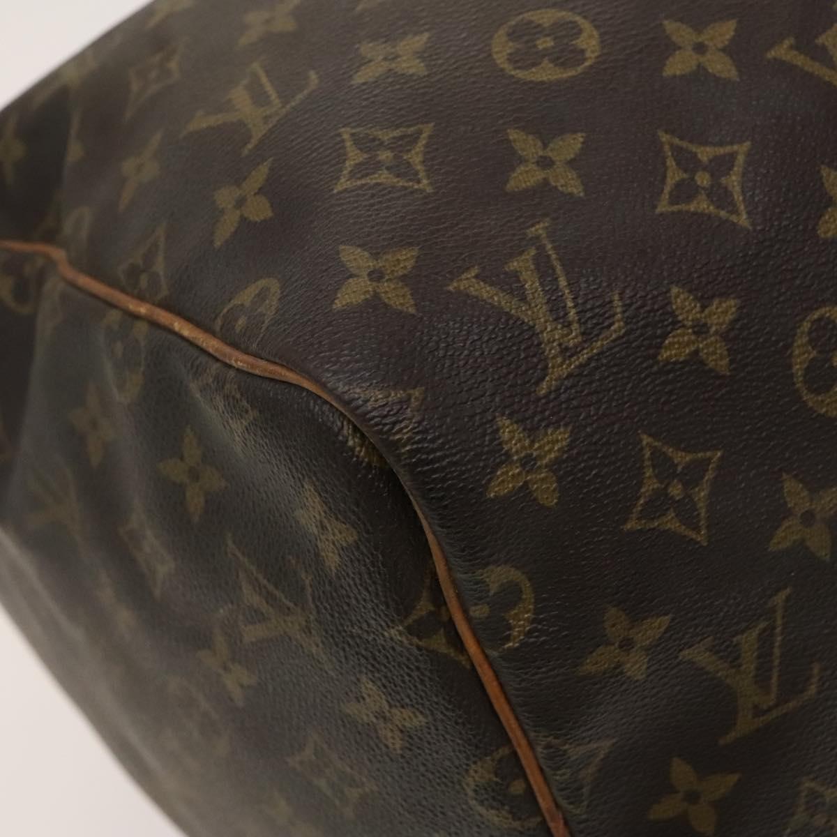 LOUIS VUITTON Monogram Keepall 55 Boston Bag M41424 LV Auth 116532