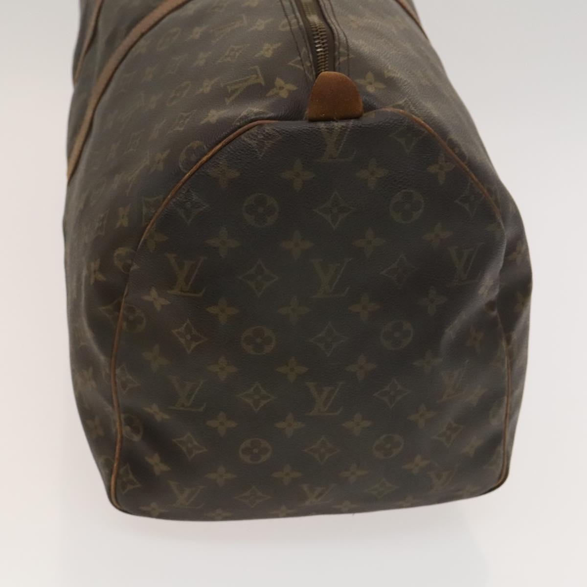 LOUIS VUITTON Monogram Keepall 55 Boston Bag M41424 LV Auth 116532