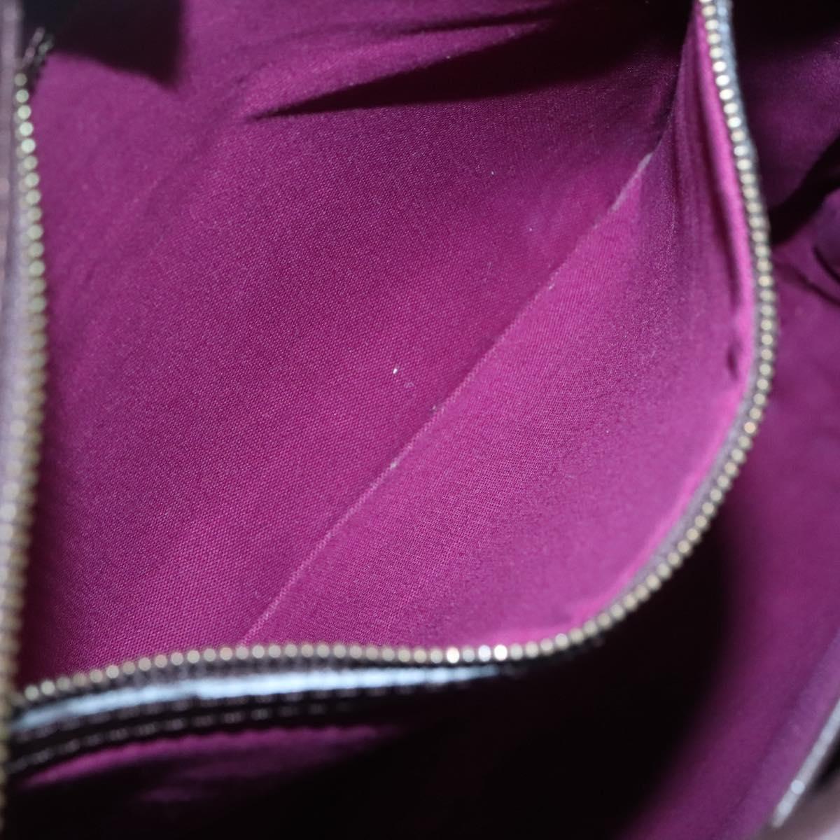 BURBERRY Nova Check Tote Bag Wool Green Gold Auth 116544