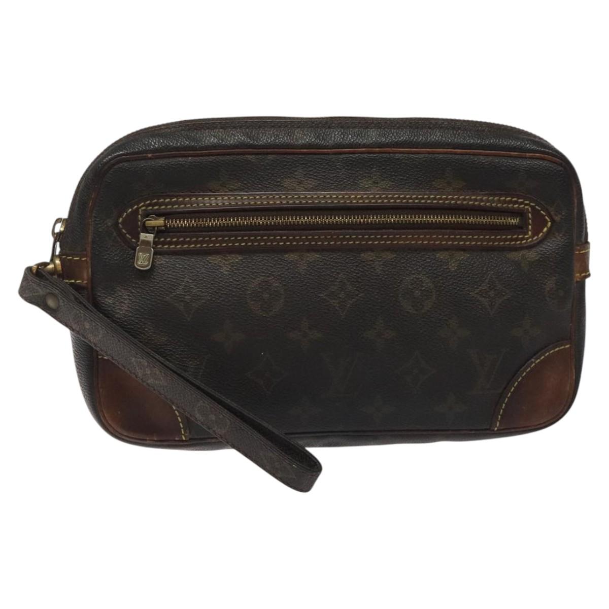 LOUIS VUITTON Monogram Marly Dragonne GM Clutch Bag M51825 LV Auth 116549