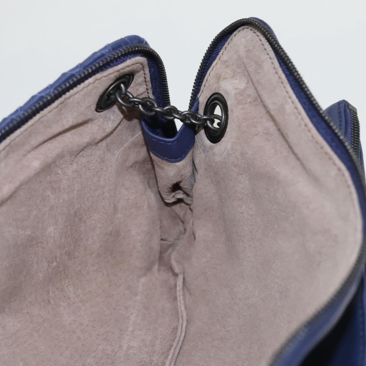 BOTTEGA VENETA INTRECCIATO Hand Bag Leather Navy Auth 116562V
