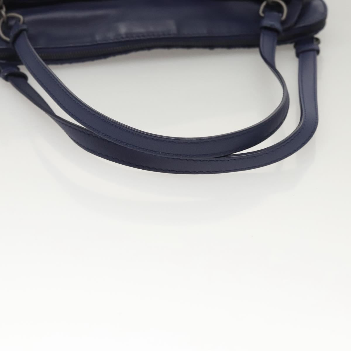 BOTTEGA VENETA INTRECCIATO Hand Bag Leather Navy Auth 116562V