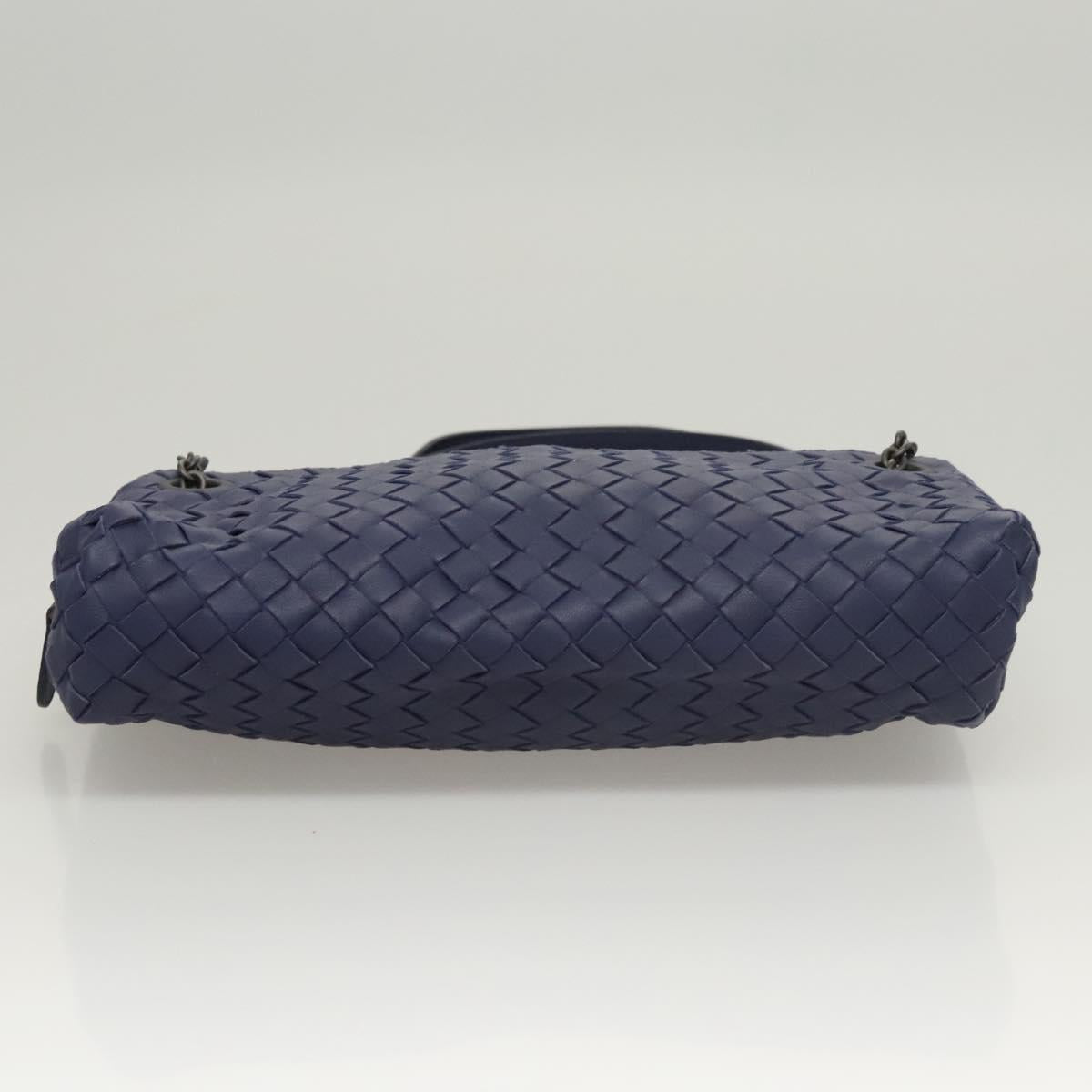 BOTTEGA VENETA INTRECCIATO Hand Bag Leather Navy Auth 116562V