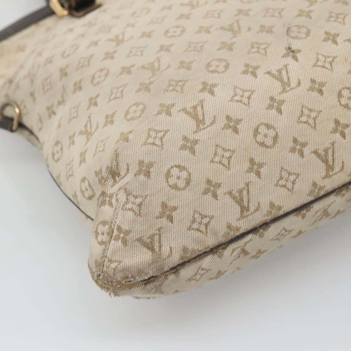LOUIS VUITTON Monogram Mini Françoise 2Way Tote Bag Khaki M92209 Auth 116567