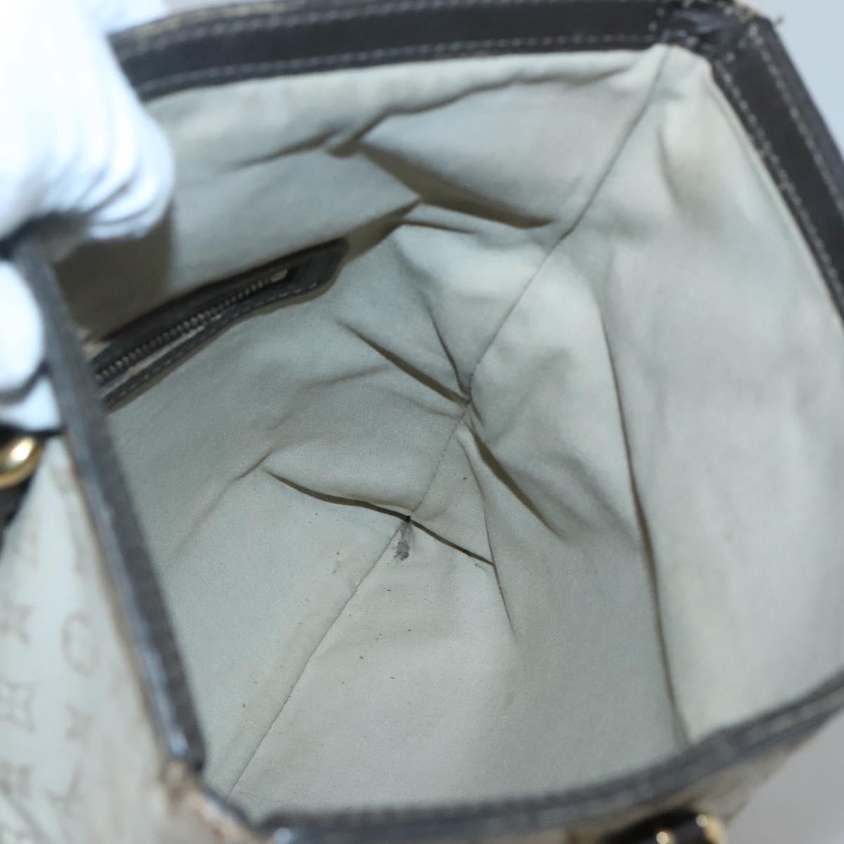 LOUIS VUITTON Monogram Mini Françoise 2Way Tote Bag Khaki M92209 Auth 116567