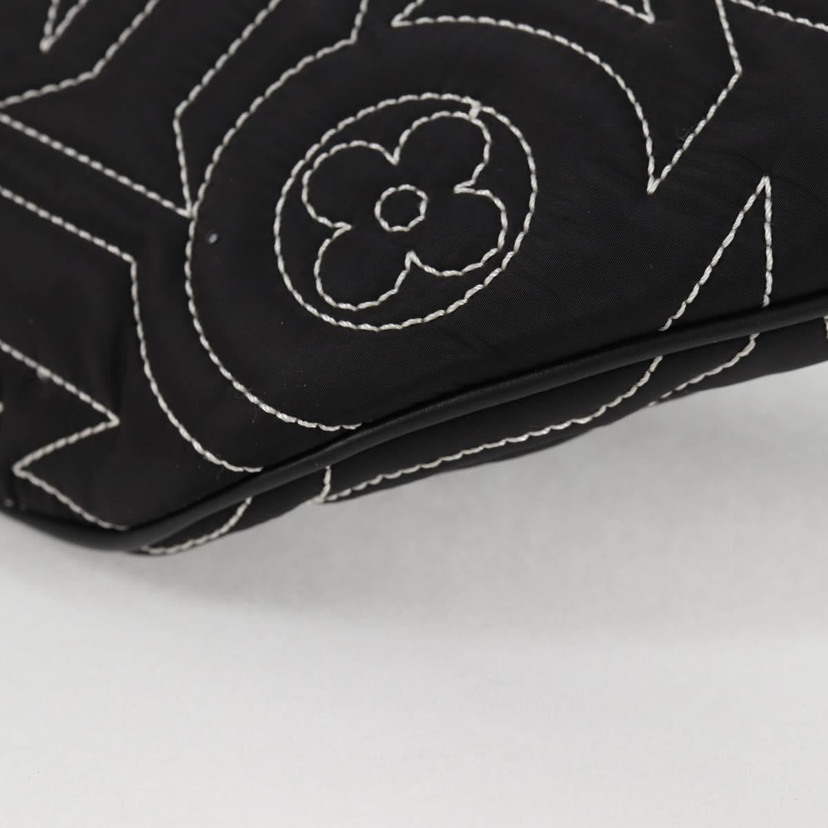 LOUIS VUITTON LV Snow Discovery Bum Bag PM Bag Nylon Black M21427 Auth 116570SM