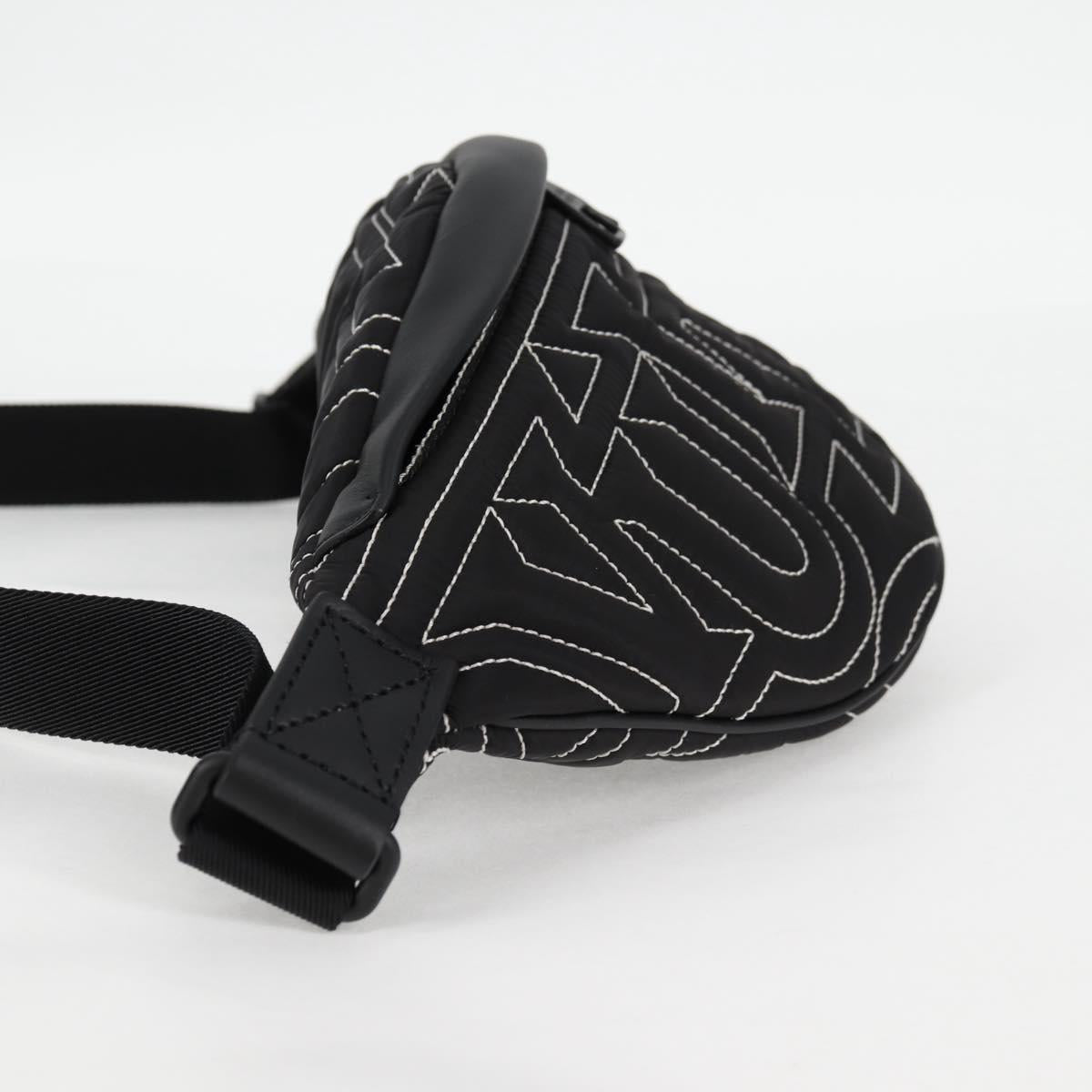 LOUIS VUITTON LV Snow Discovery Bum Bag PM Bag Nylon Black M21427 Auth 116570SM