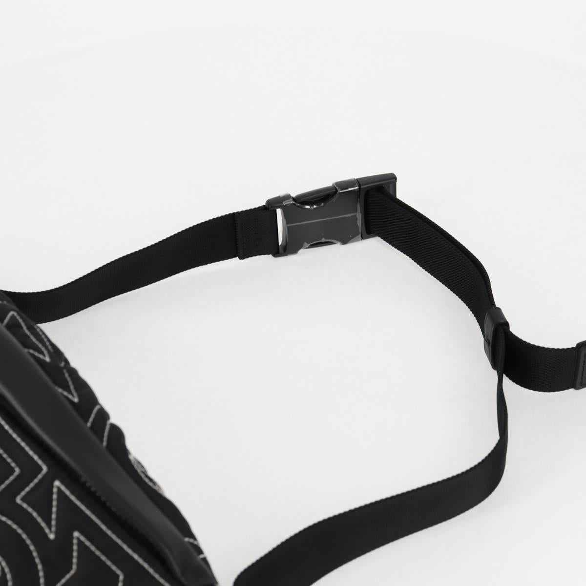 LOUIS VUITTON LV Snow Discovery Bum Bag PM Bag Nylon Black M21427 Auth 116570SM