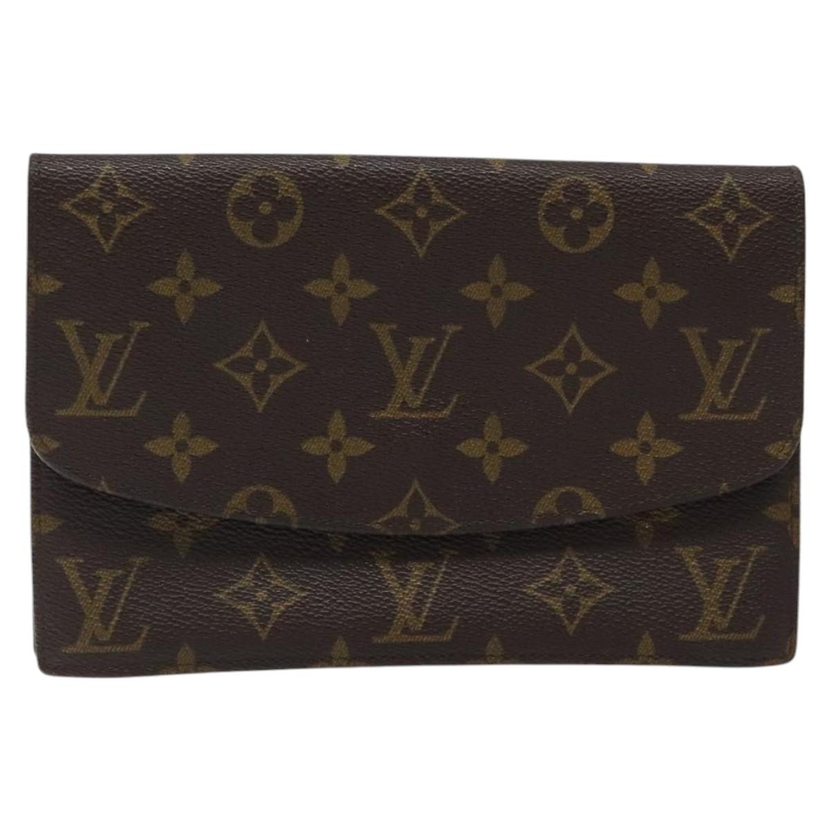 LOUIS VUITTON Monogram Pochette Rabat 20 Clutch Bag M51935 LV Auth 116574
