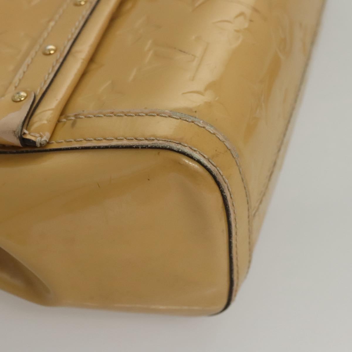 LOUIS VUITTON Monogram Vernis Venice Shoulder Bag Citrin M90277 LV Auth 116576