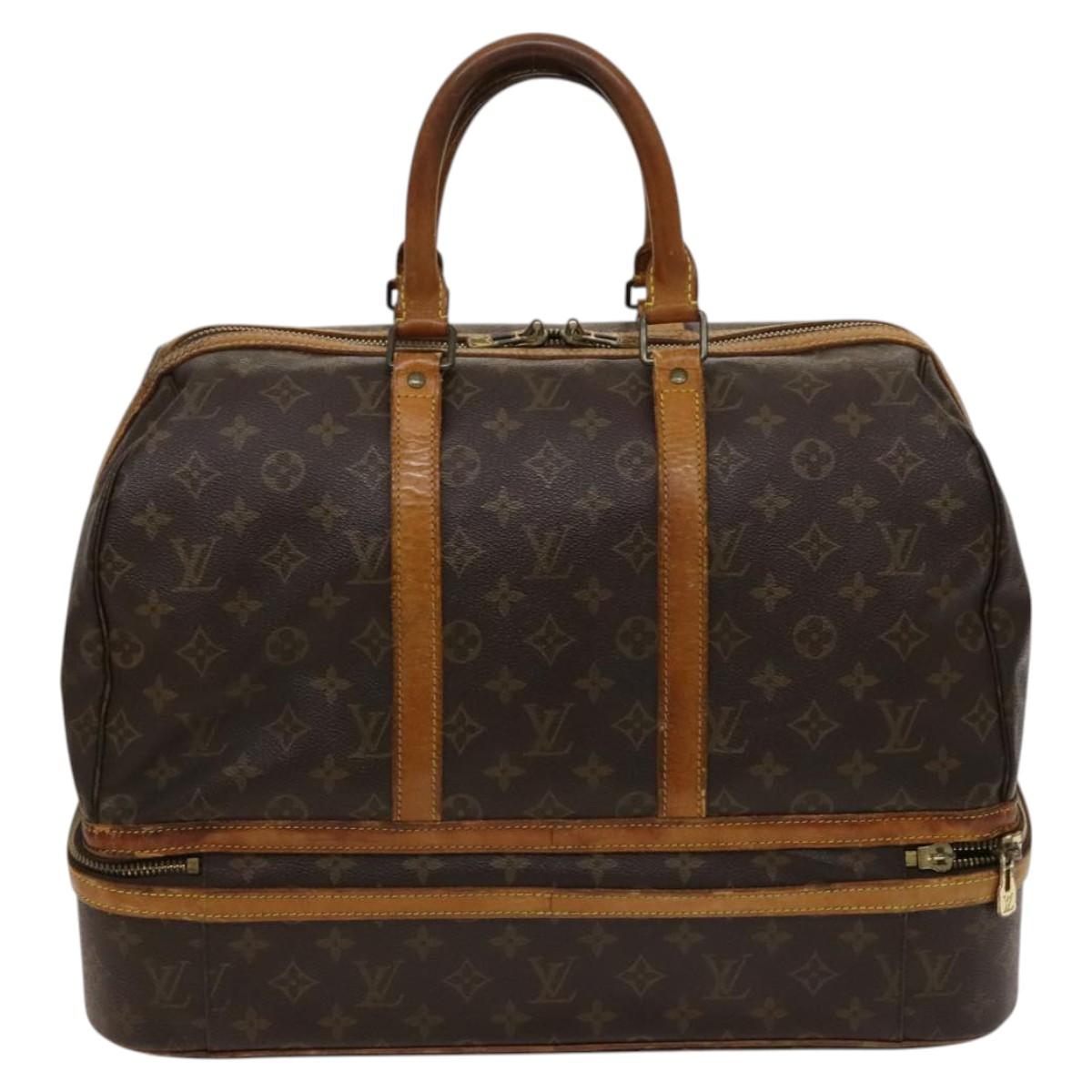LOUIS VUITTON Monogram Sac Sports Boston Bag M41444 LV Auth 116580